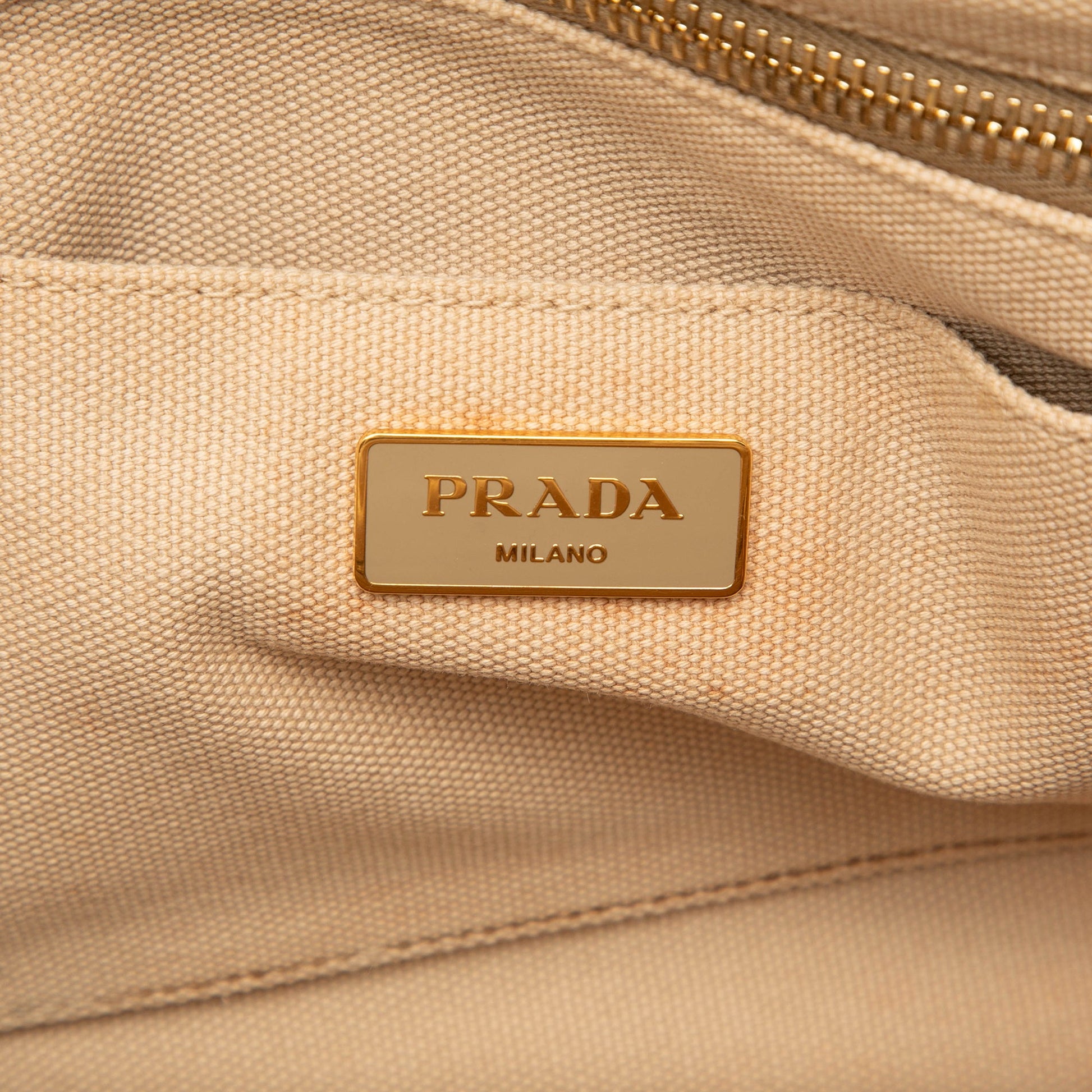 Prada Canvas Canapa Bijoux Satchel