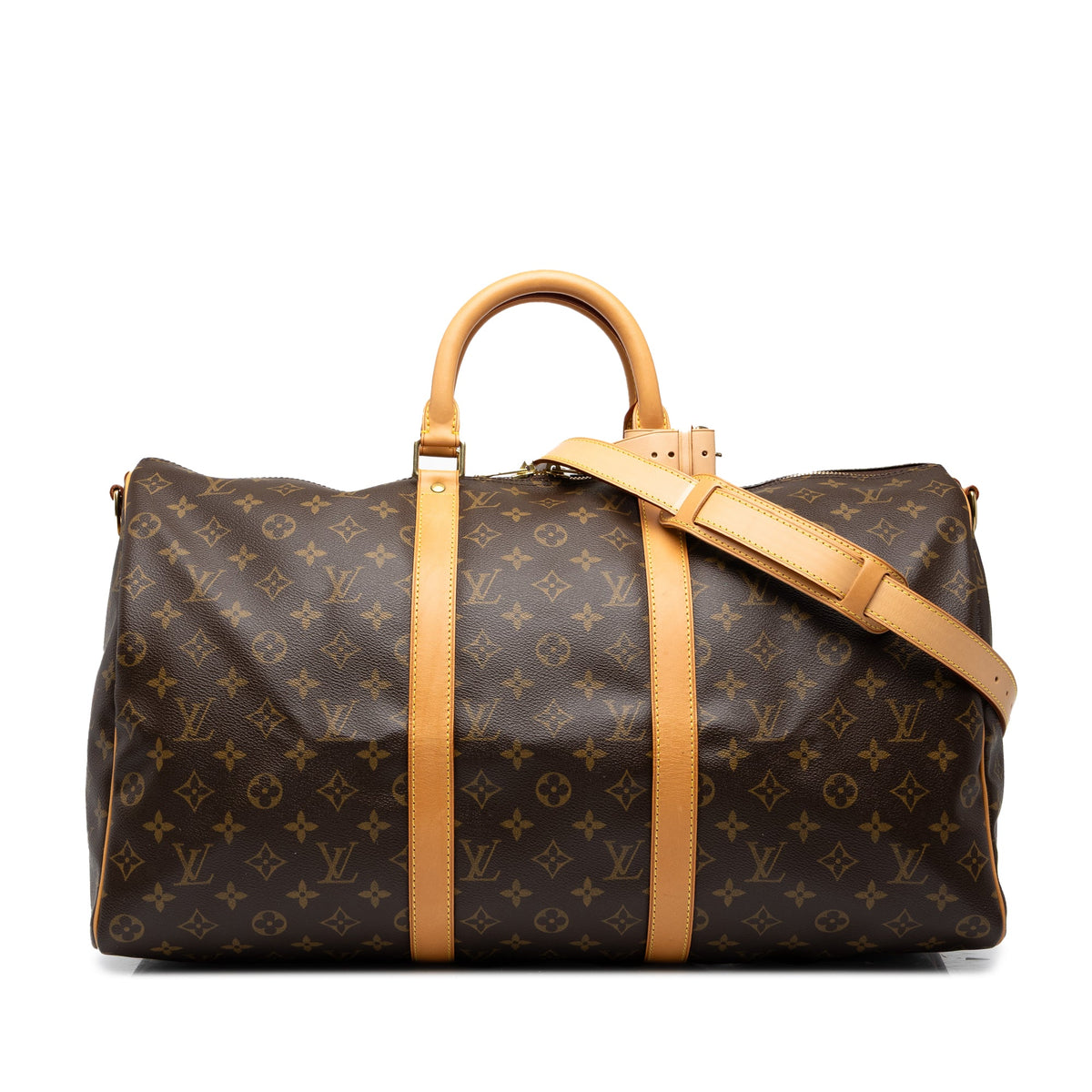Louis Vuitton Monogram Keepall Bandouliere 50 — Brown