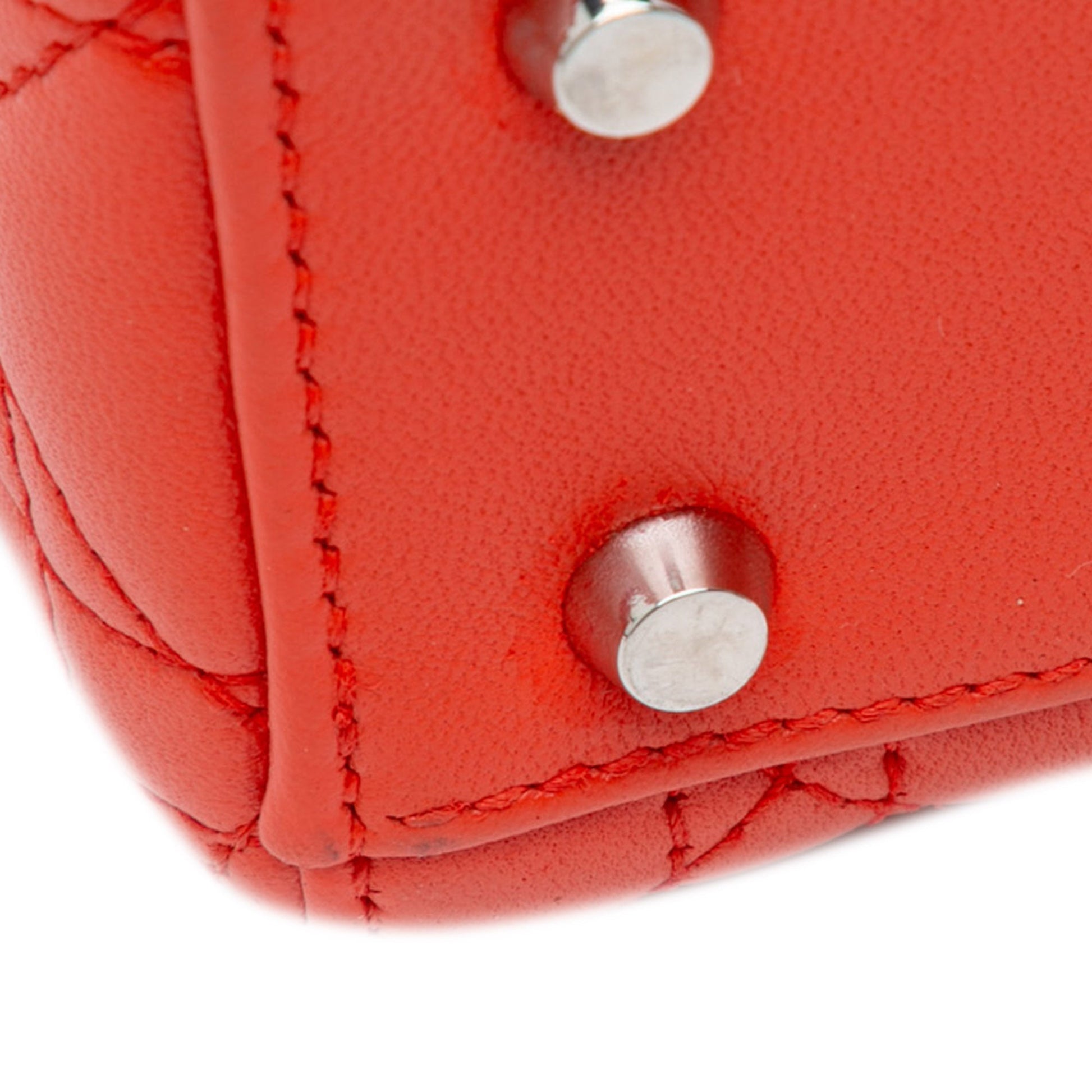 Dior Mini Lambskin Cannage Lady Dior