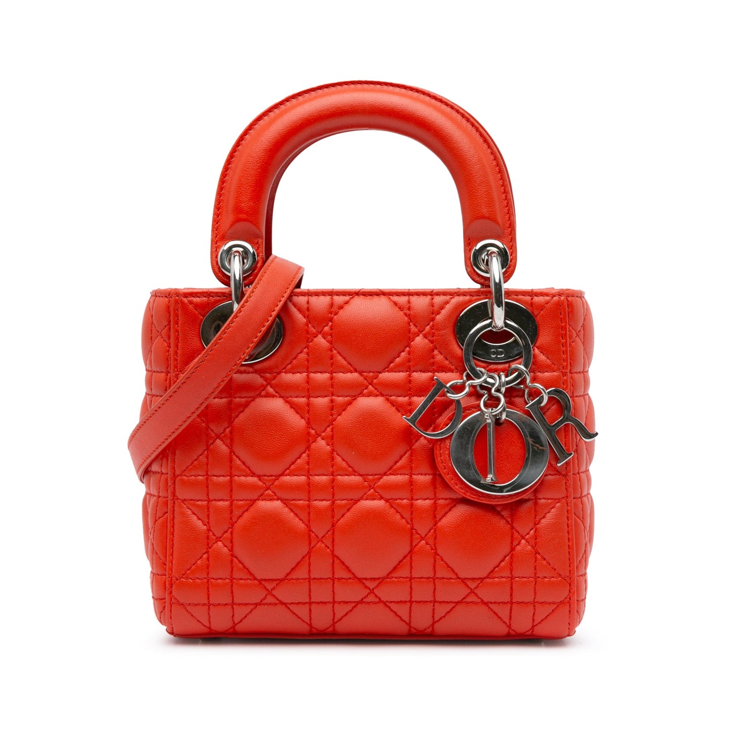 Dior Mini Lambskin Cannage Lady Dior
