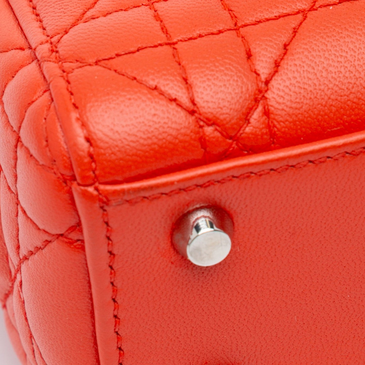 Dior Mini Lambskin Cannage Lady Dior