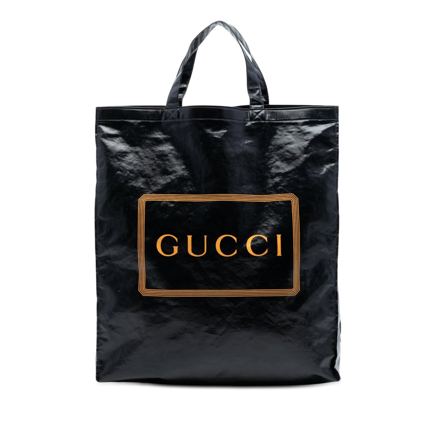 Gucci PVC Coated Canvas Logo Montecarlo Tote