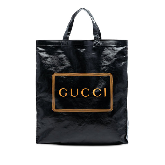 Gucci PVC Coated Canvas Logo Montecarlo Tote