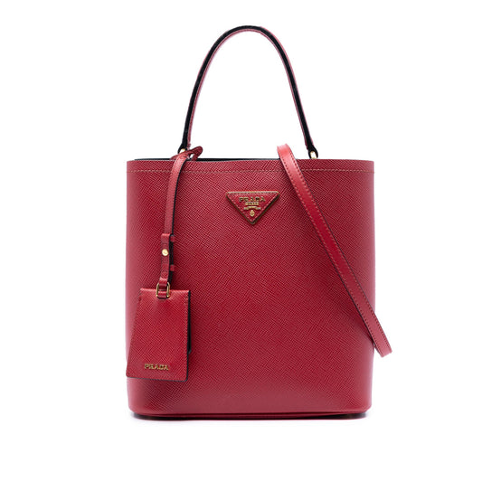 Prada Medium Saffiano Cuir Panier Satchel