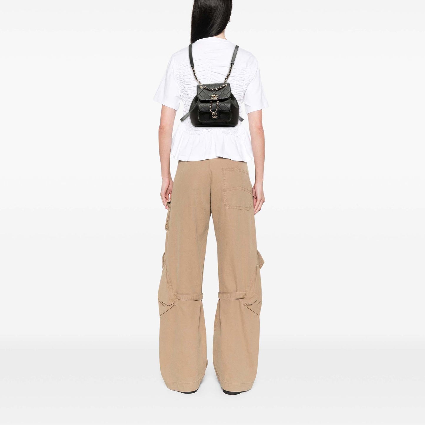 Chanel Small Lambskin Duma Backpack