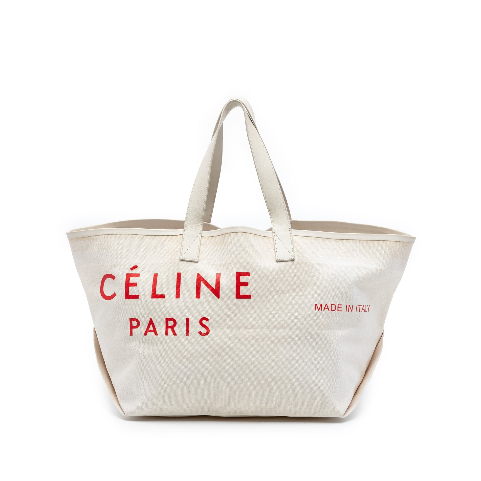 Celine Medium Canvas Made In Tote