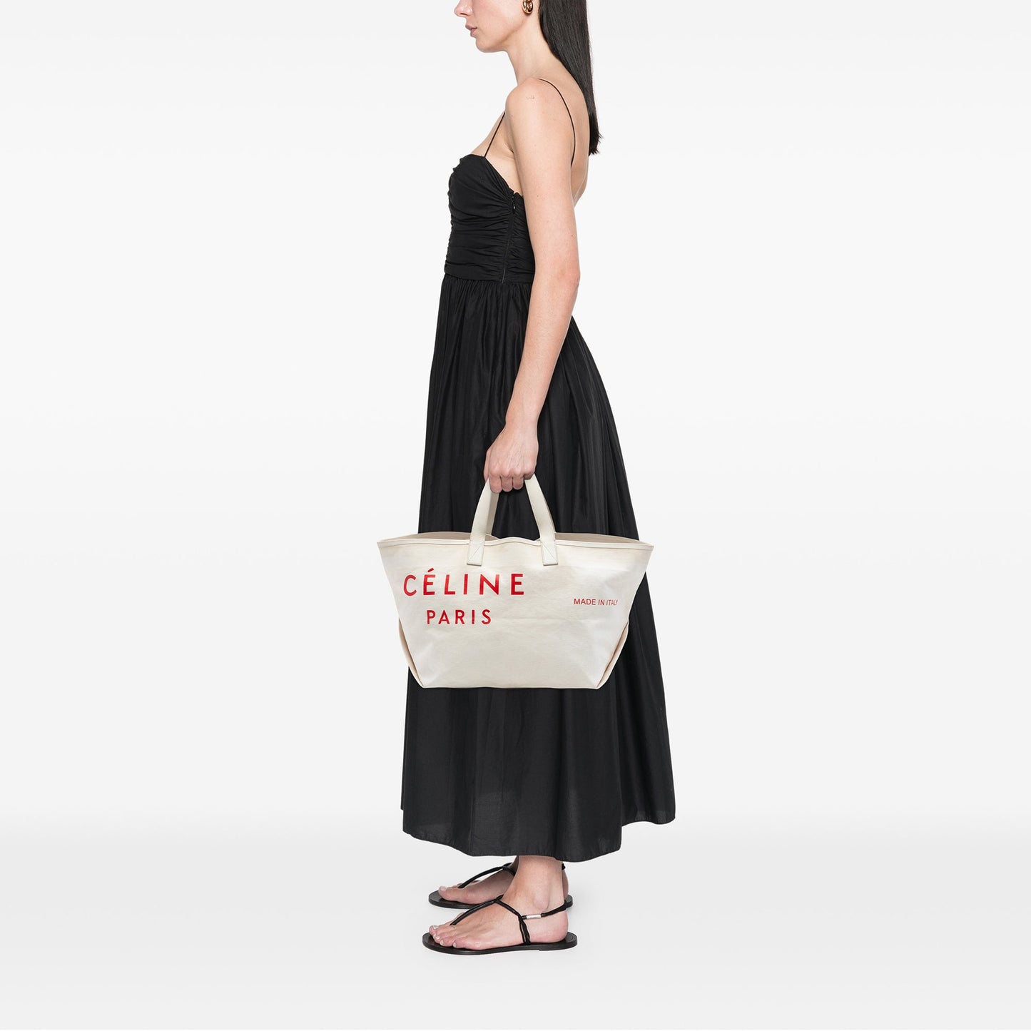 Celine Medium Canvas Made In Tote
