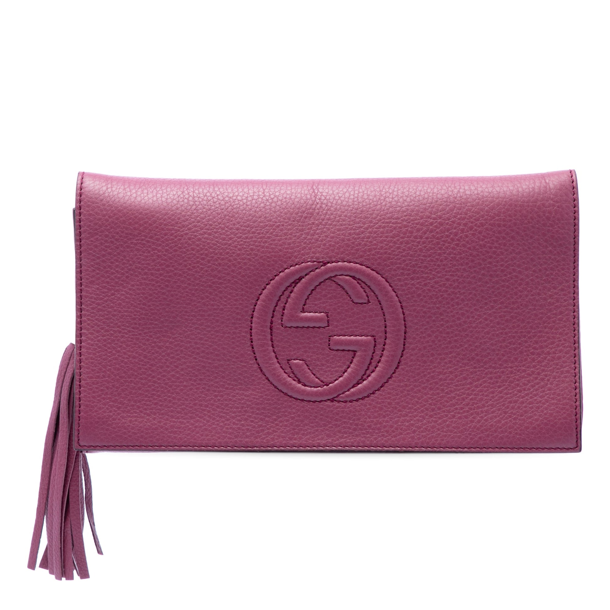 Gucci Leather Soho Disco Clutch