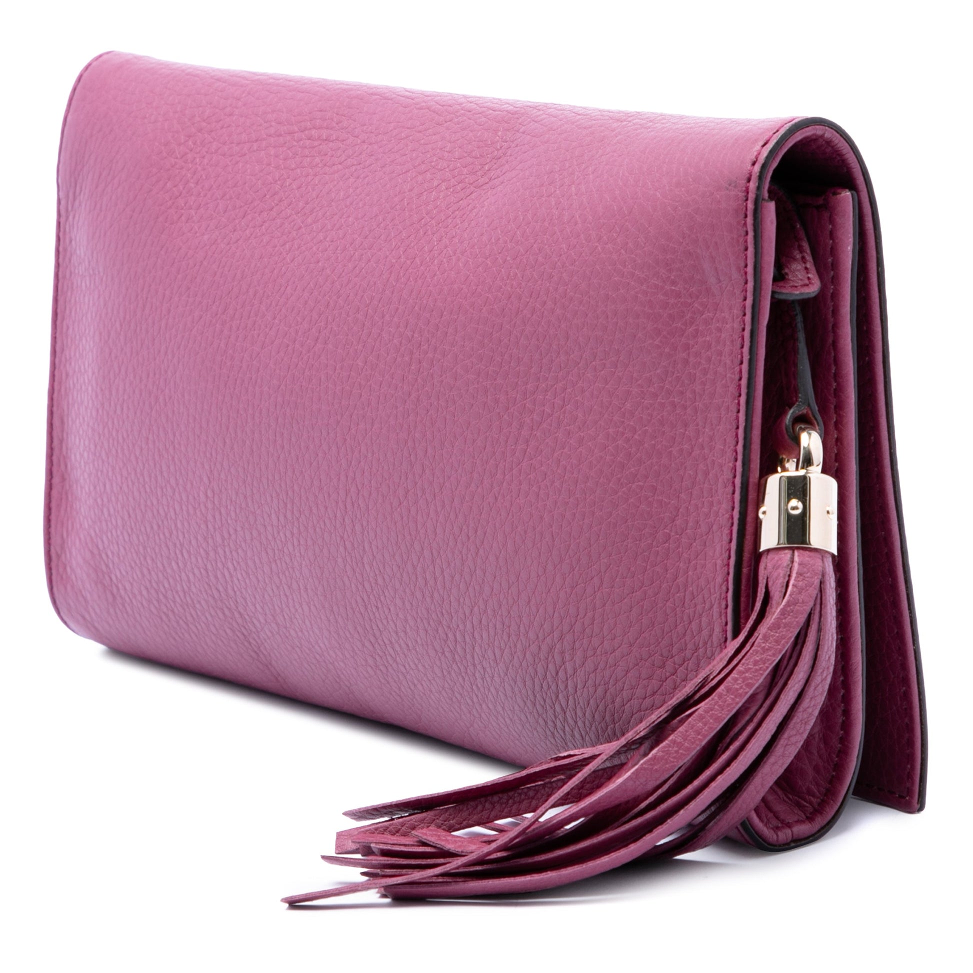 Gucci Leather Soho Disco Clutch