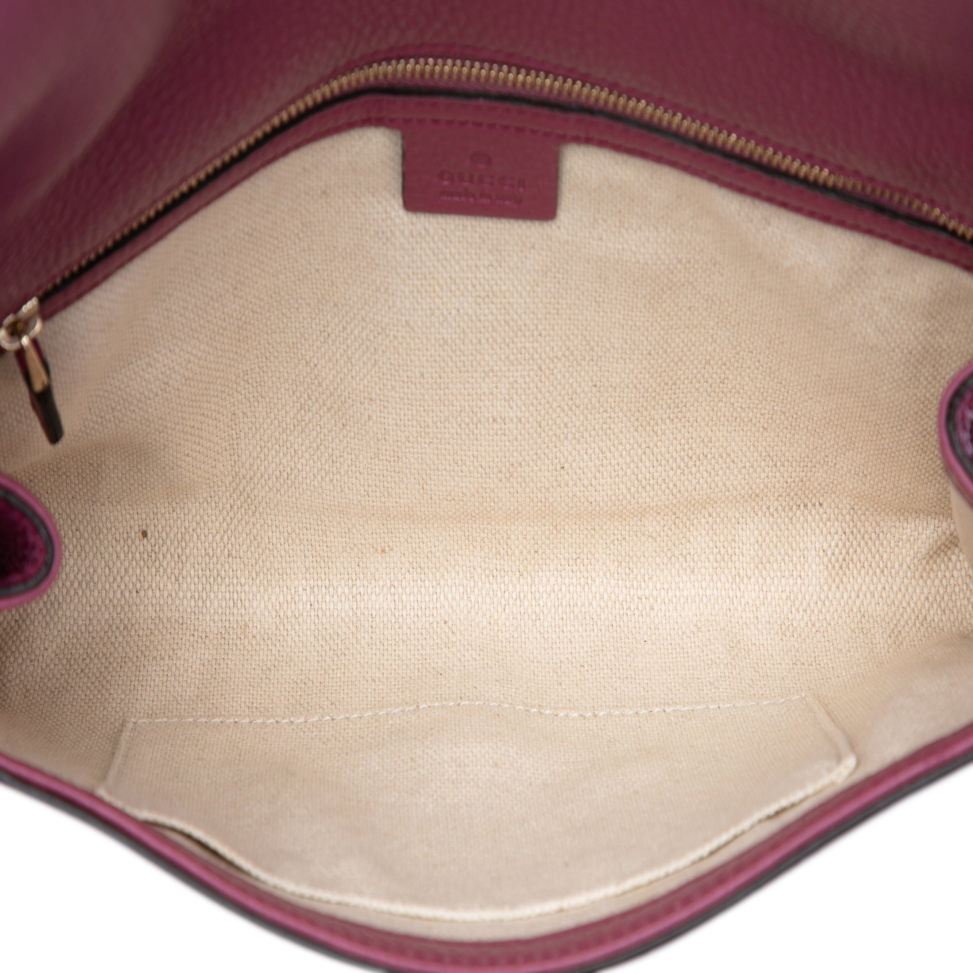 Gucci Leather Soho Disco Clutch
