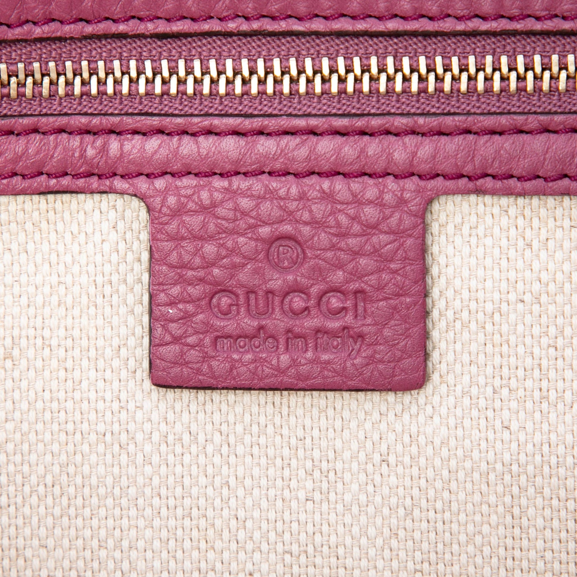 Gucci Leather Soho Disco Clutch