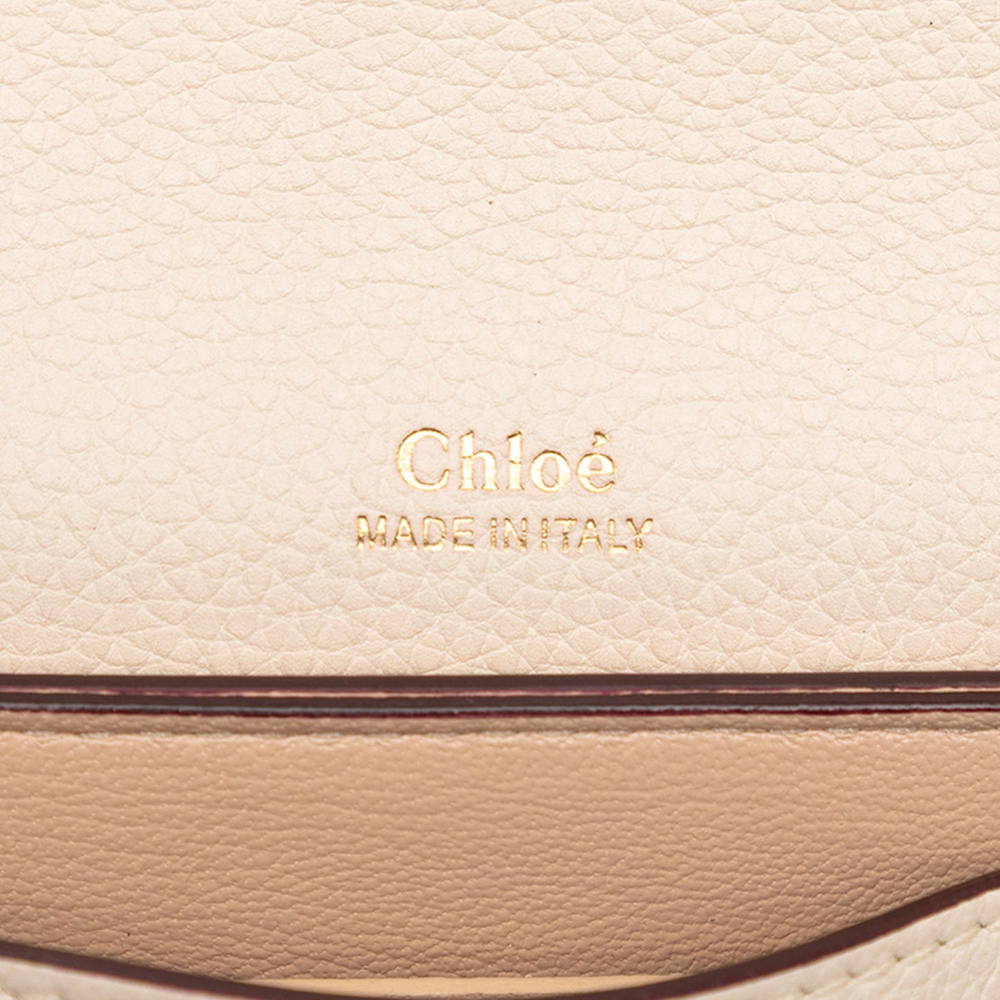 Chloé Small Tricolor Leather Clare Crossbody