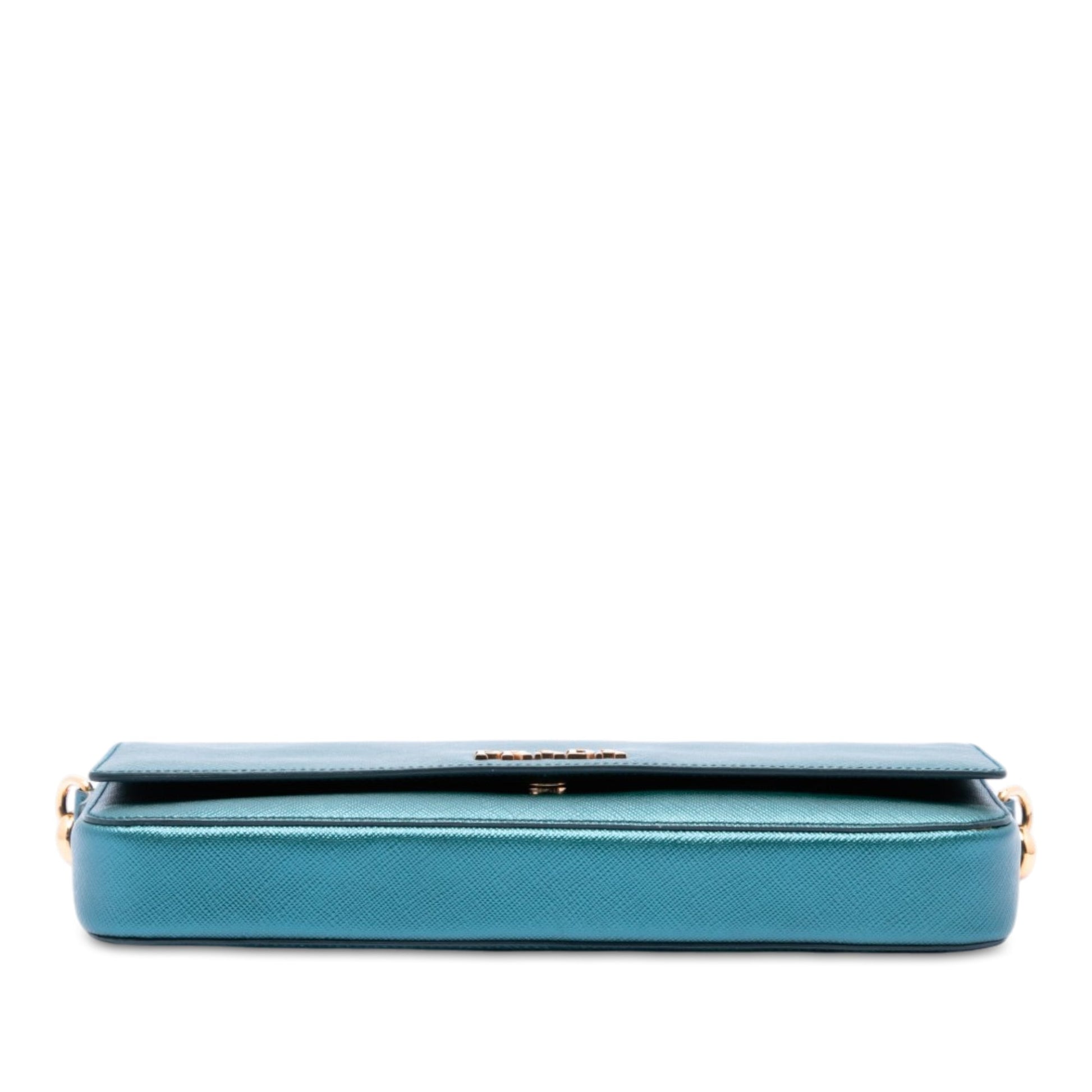 Prada Saffiano Lux Chain Shoulder Bag
