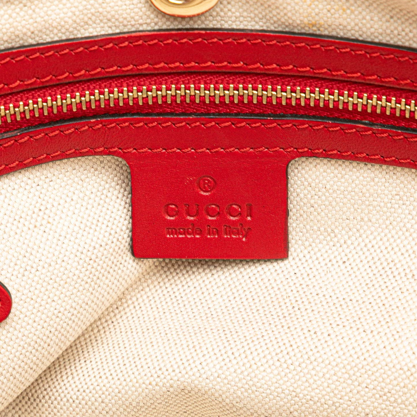 Gucci Small Diamante Leather Craft Tote