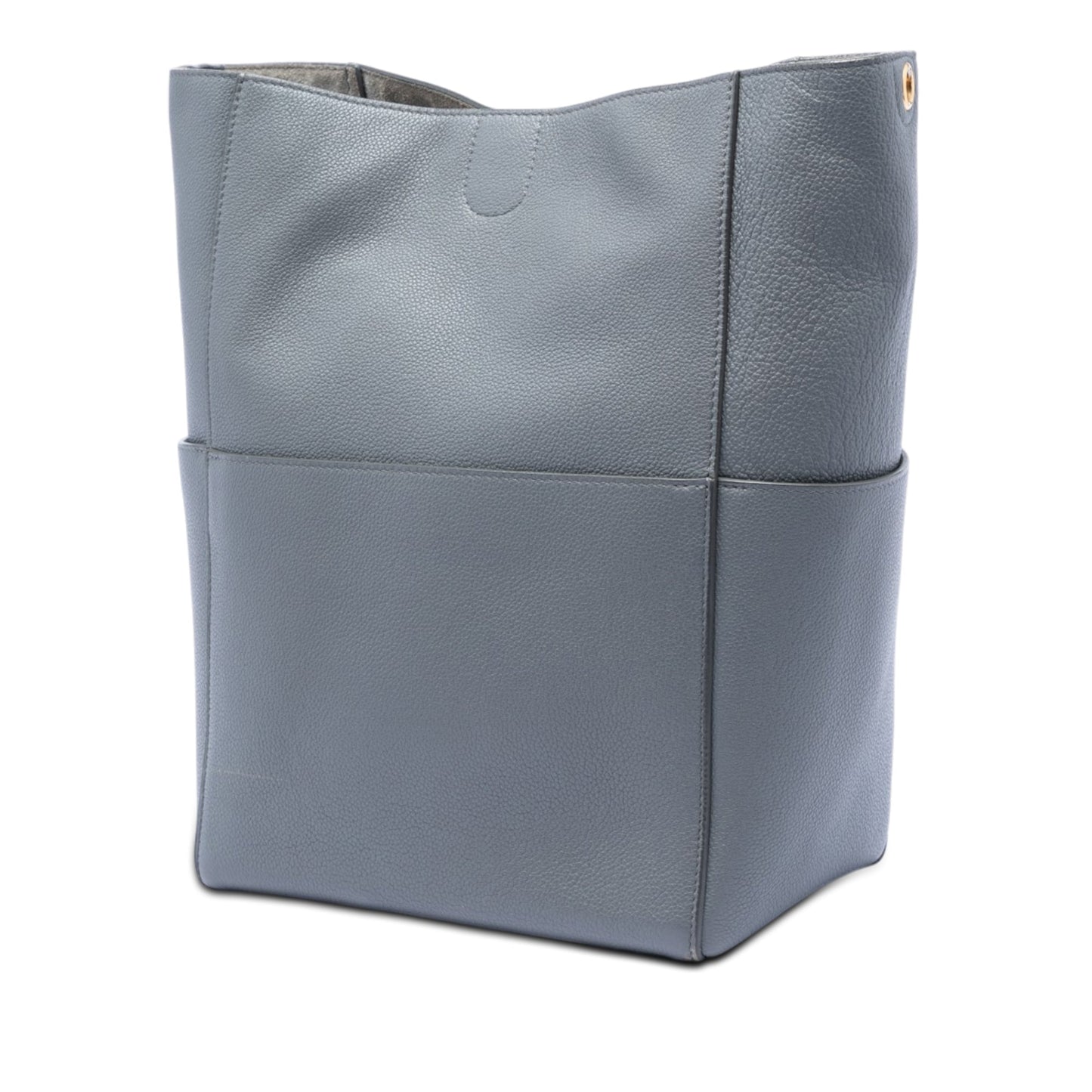 Celine Medium Leather Seau Sangle Bucket Bag