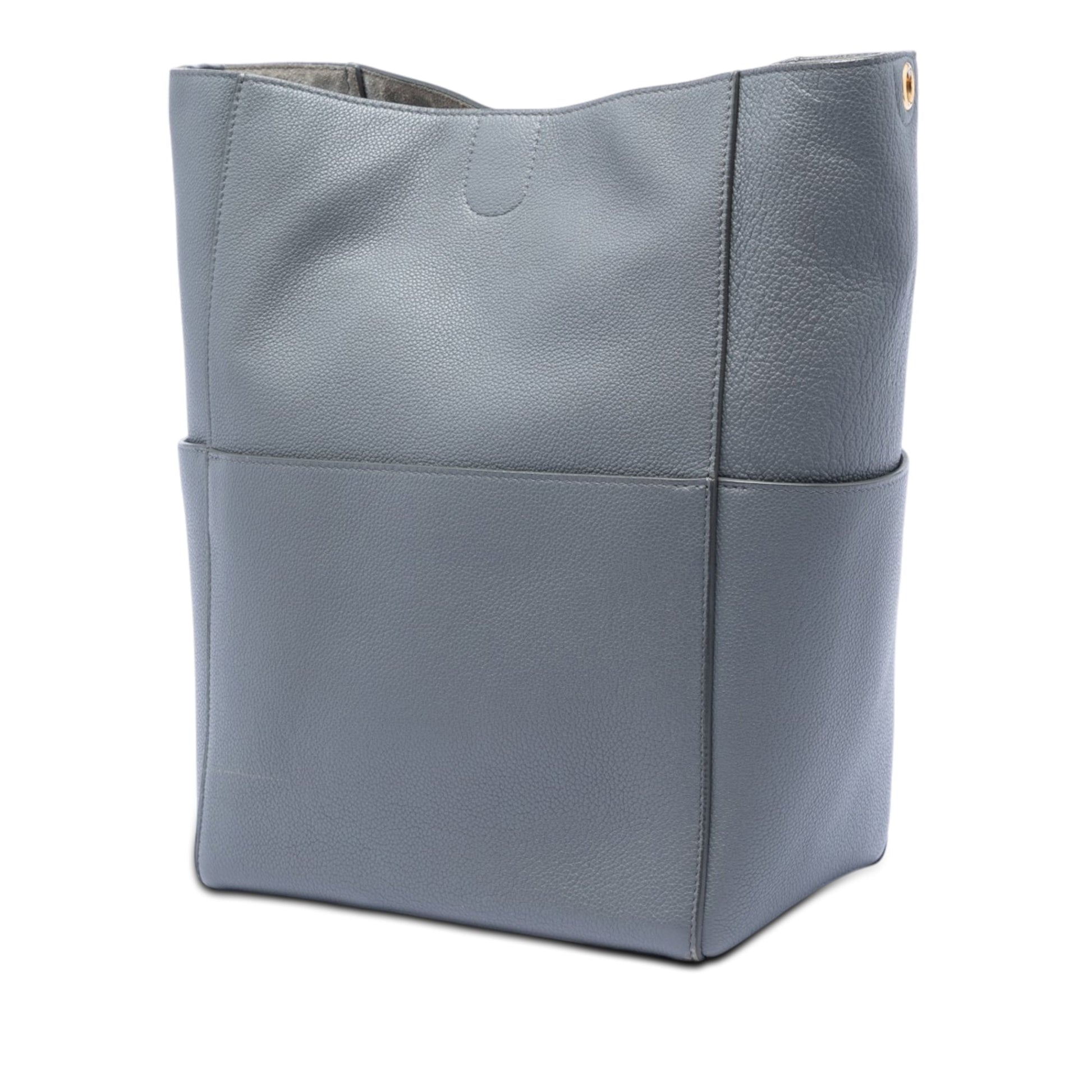 Celine Medium Leather Seau Sangle Bucket Bag
