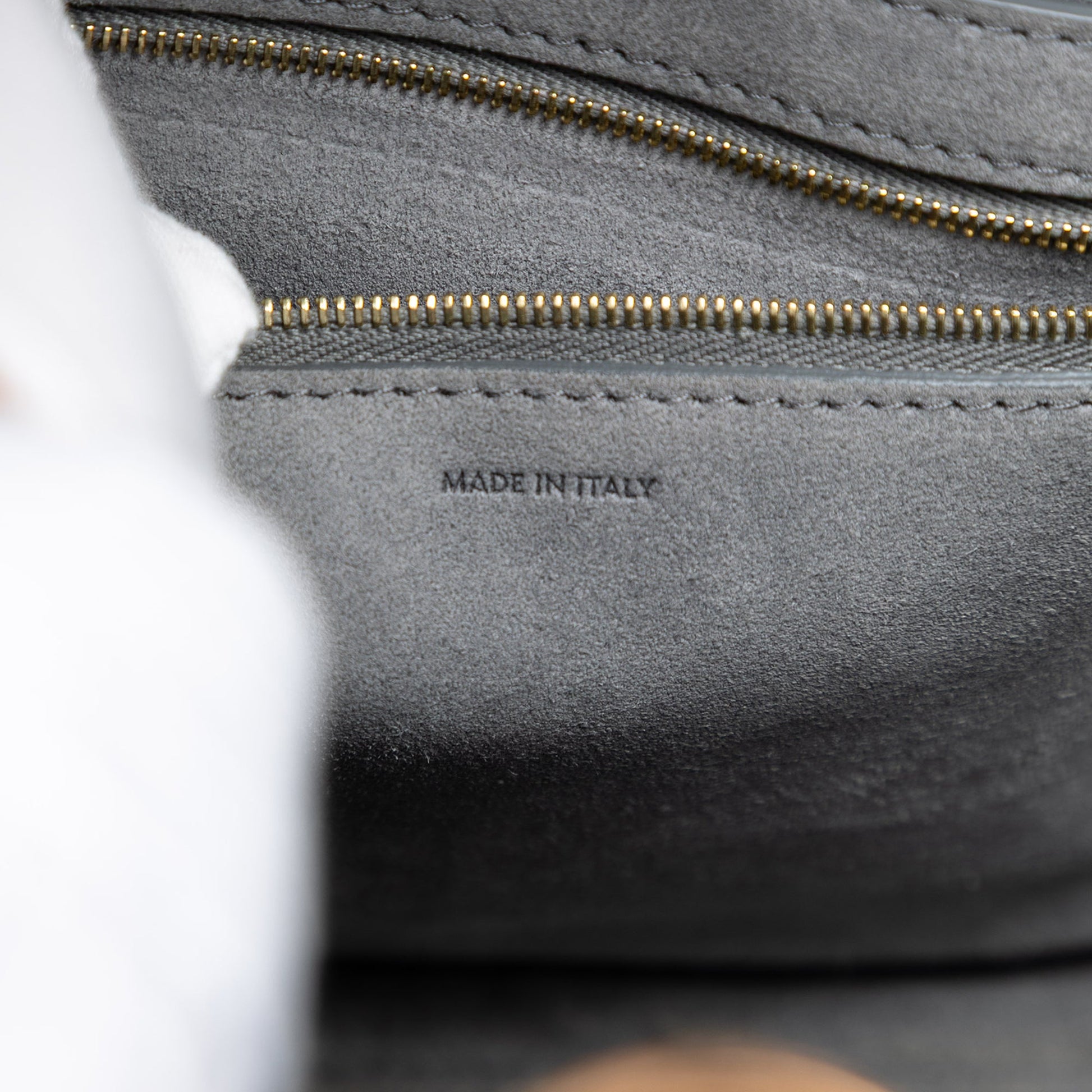 Celine Medium Leather Seau Sangle Bucket Bag