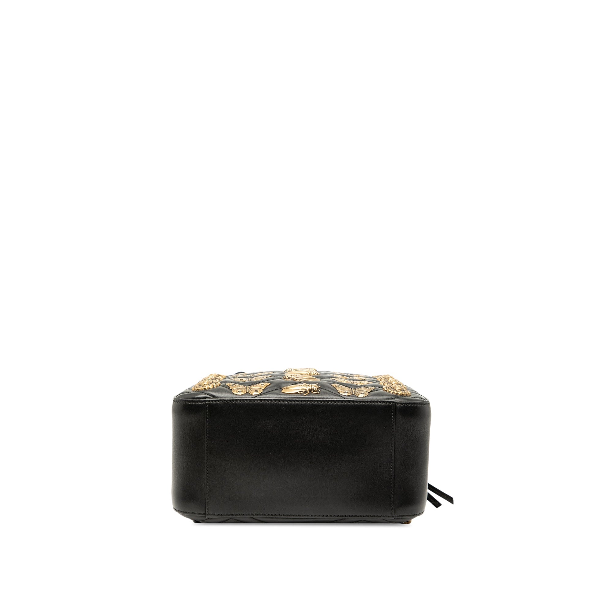 Gucci Small GG Marmont Matelasse Leather Animalier Backpack