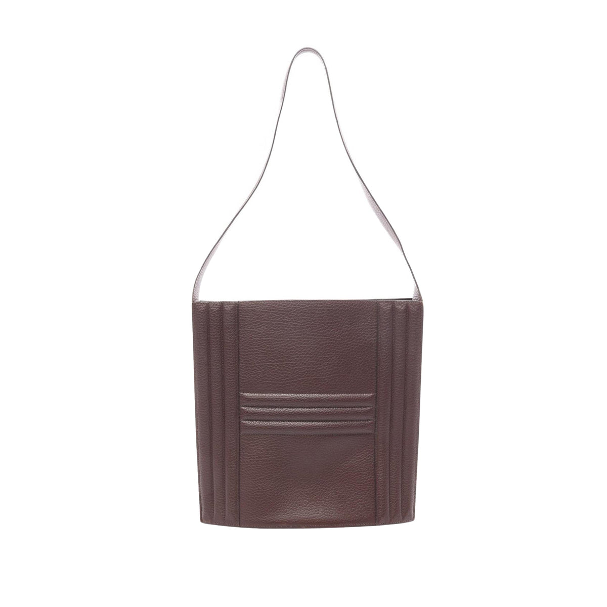 Hermès Cadena Kelly Shoulder Bag — Brown