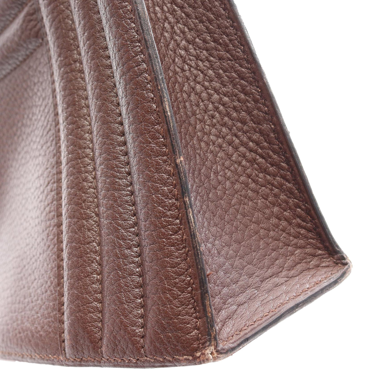 Hermès Cadena Kelly Shoulder Bag — Brown