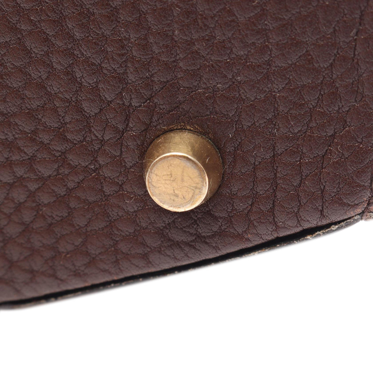 Hermès Cadena Kelly Shoulder Bag — Brown
