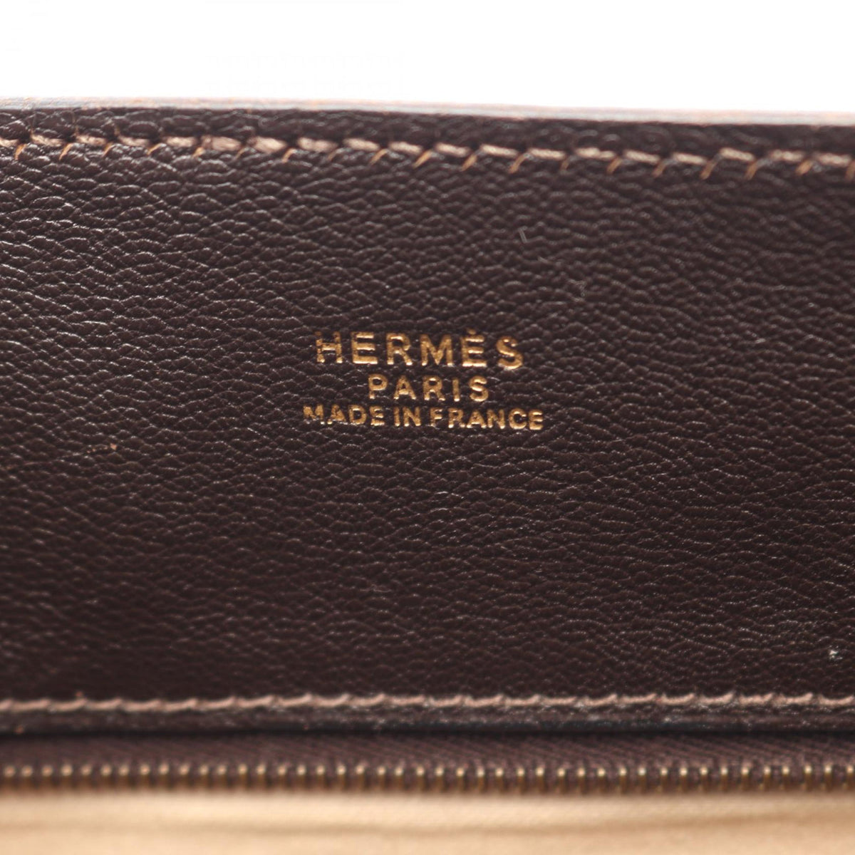 Hermès Cadena Kelly Shoulder Bag — Brown