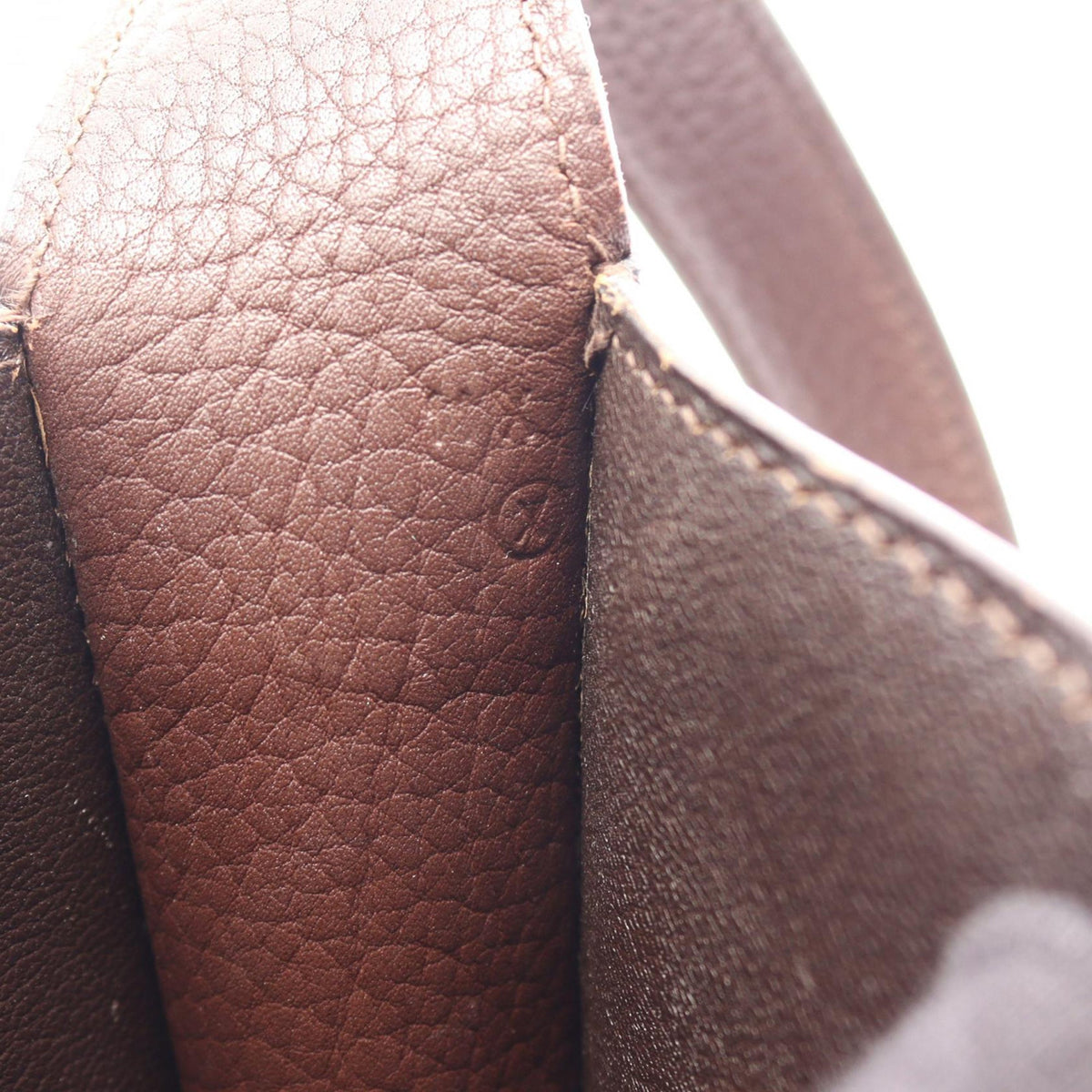Hermès Cadena Kelly Shoulder Bag — Brown