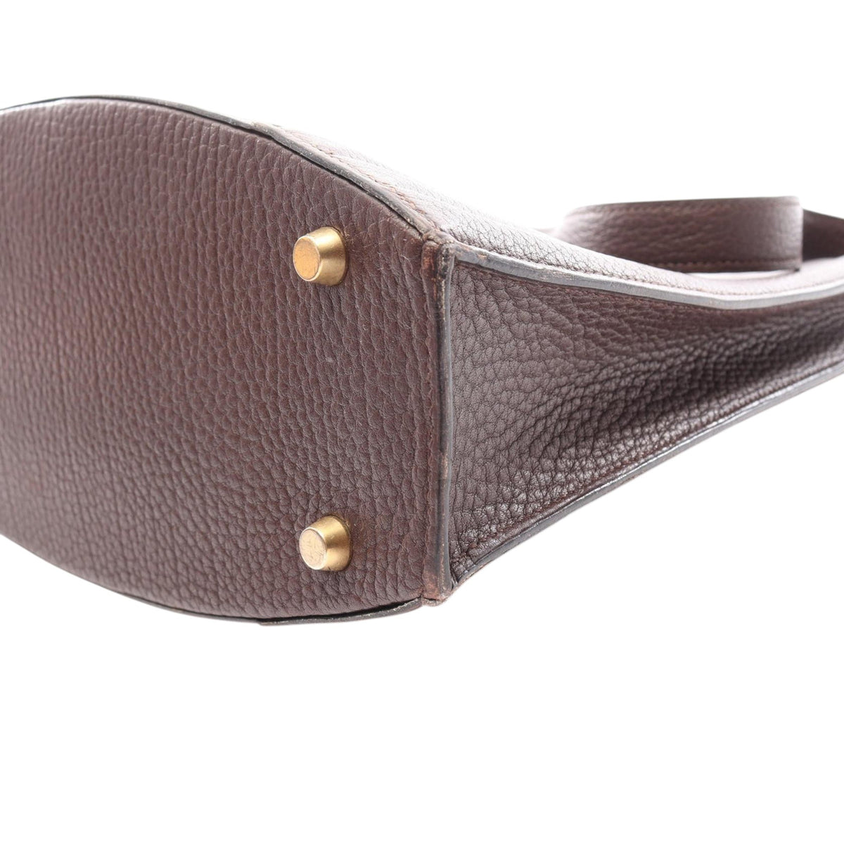 Hermès Cadena Kelly Shoulder Bag — Brown