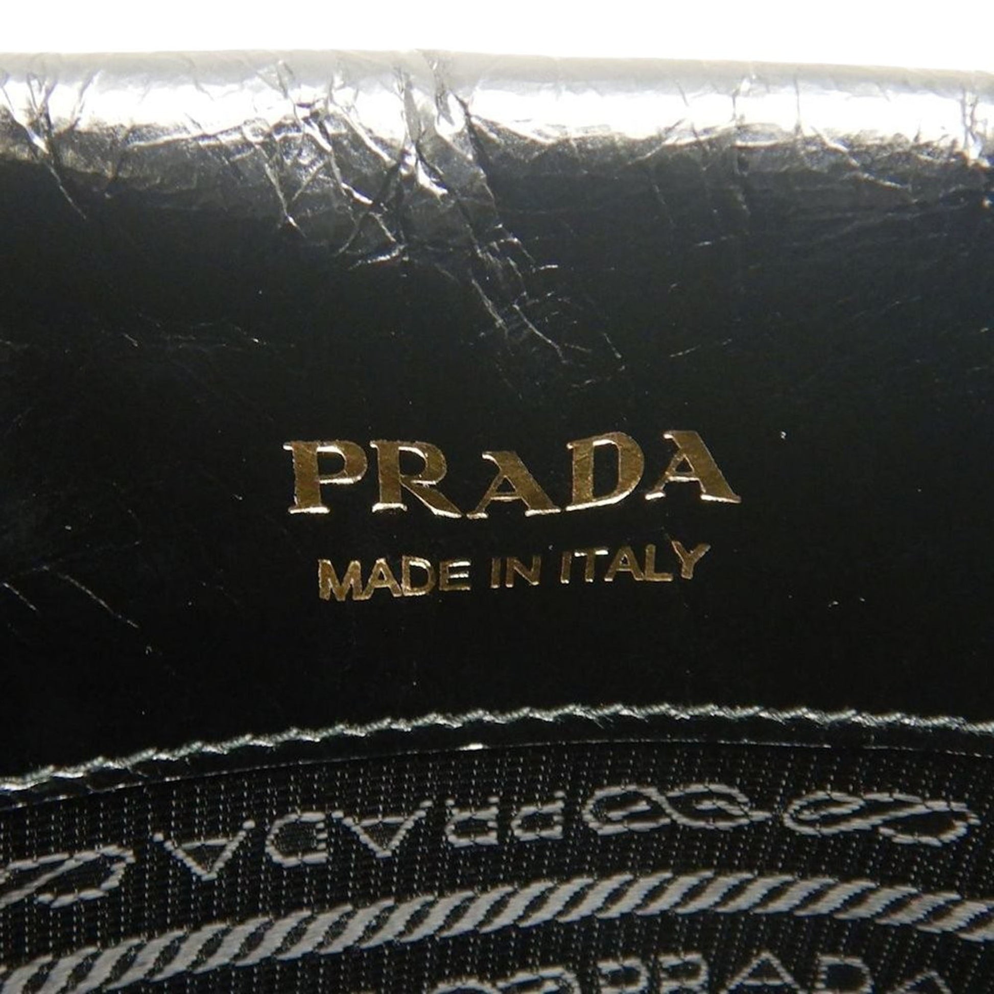 Prada Crinkled Calfskin Crossbody