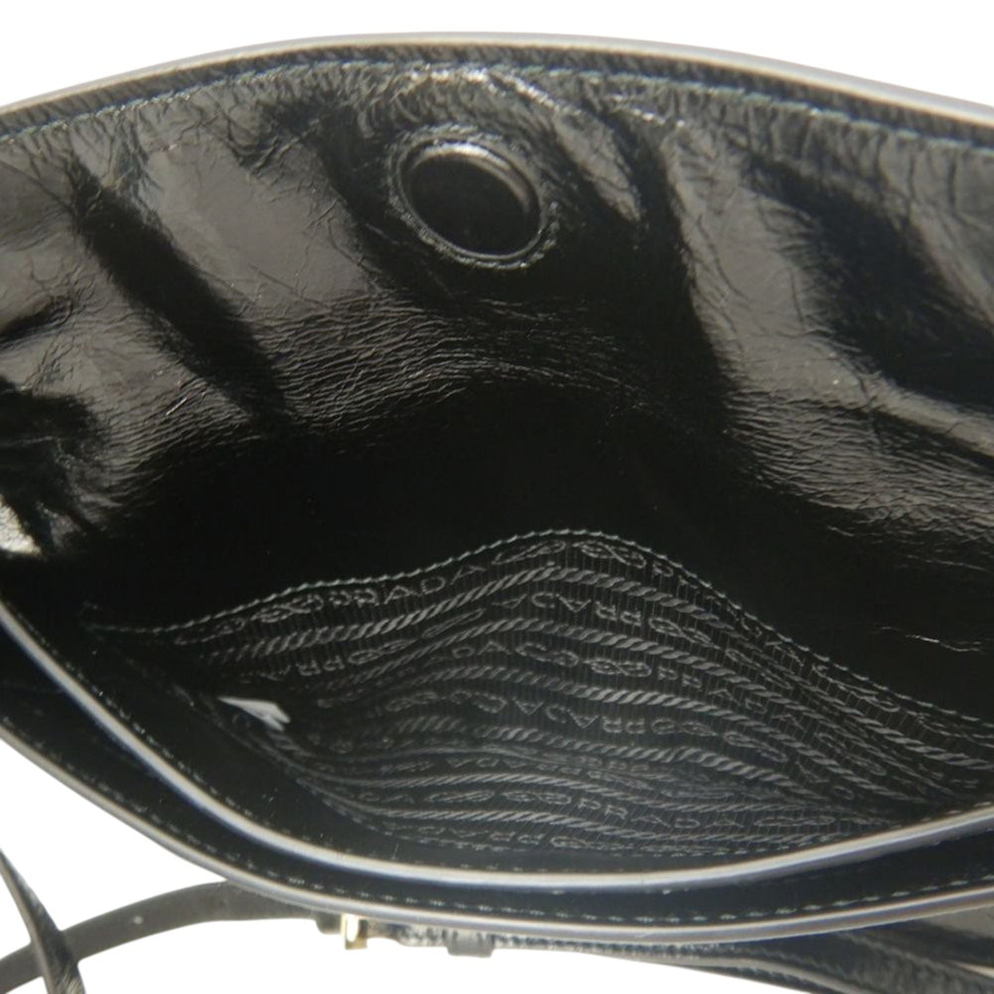 Prada Crinkled Calfskin Crossbody