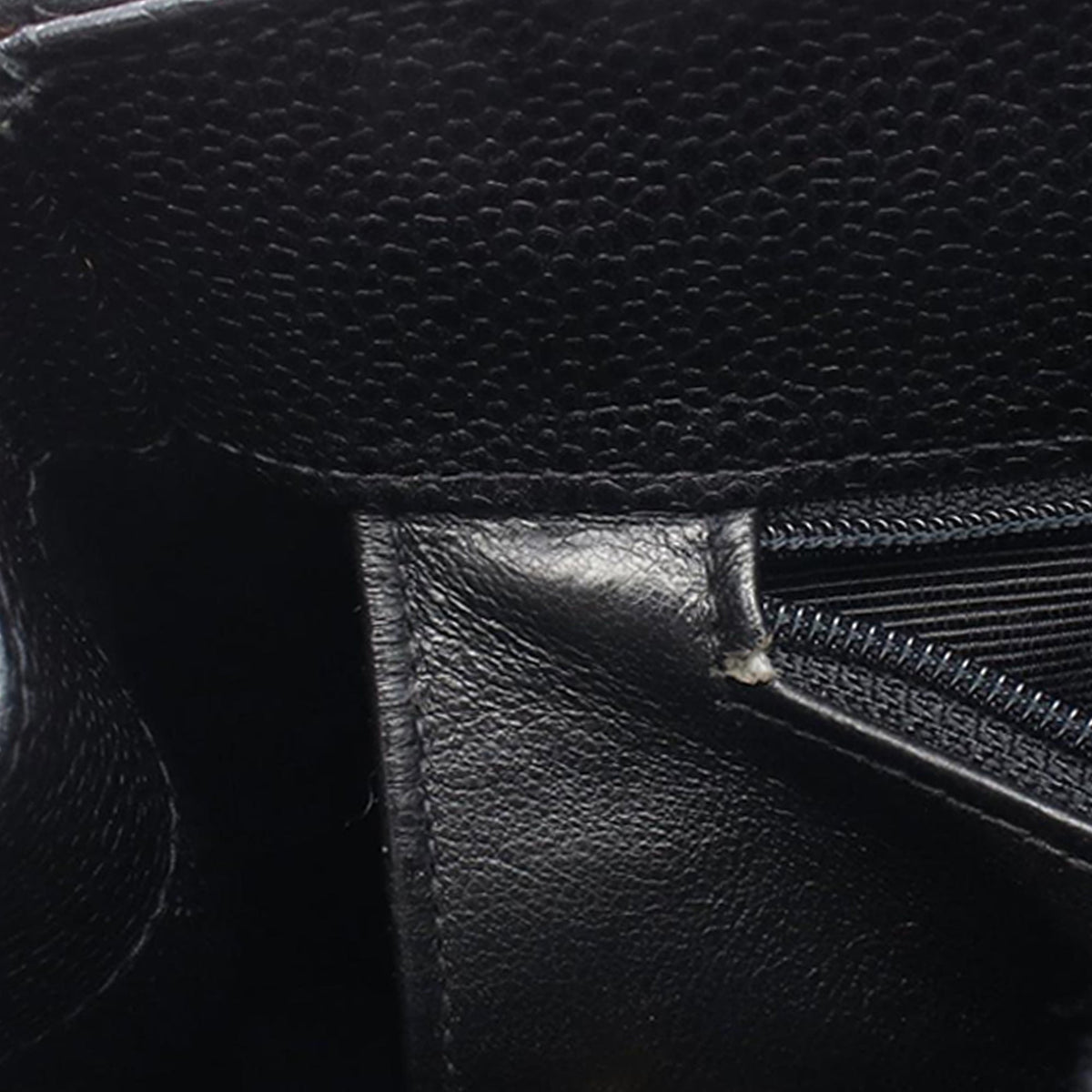 Chanel XL CC Quilted Caviar Tote