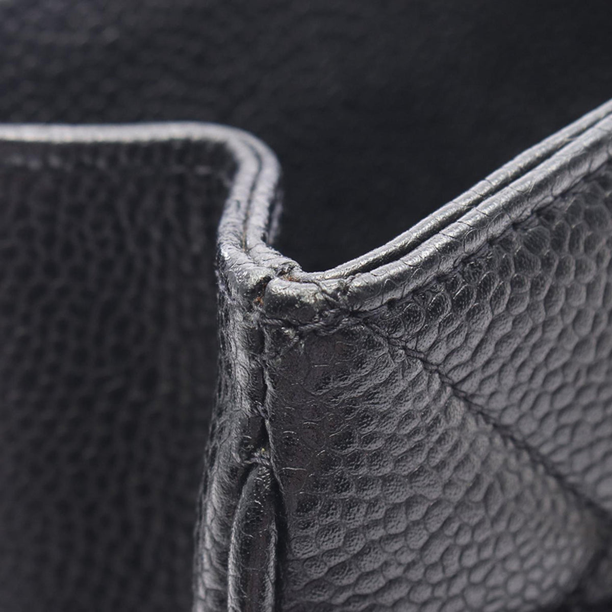 Chanel XL CC Quilted Caviar Tote