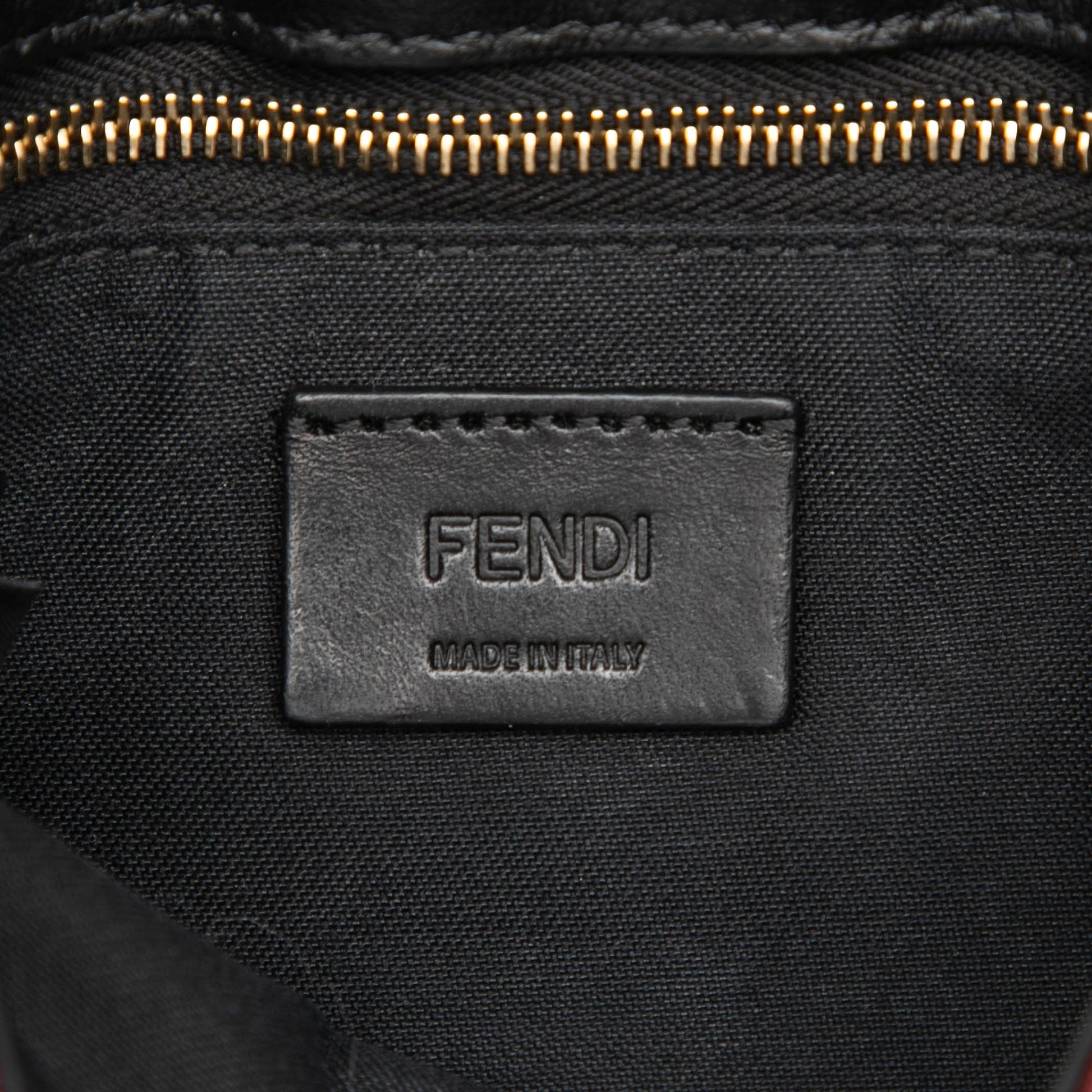 Fendi Zucca Canvas Convertible Baguette Pouch