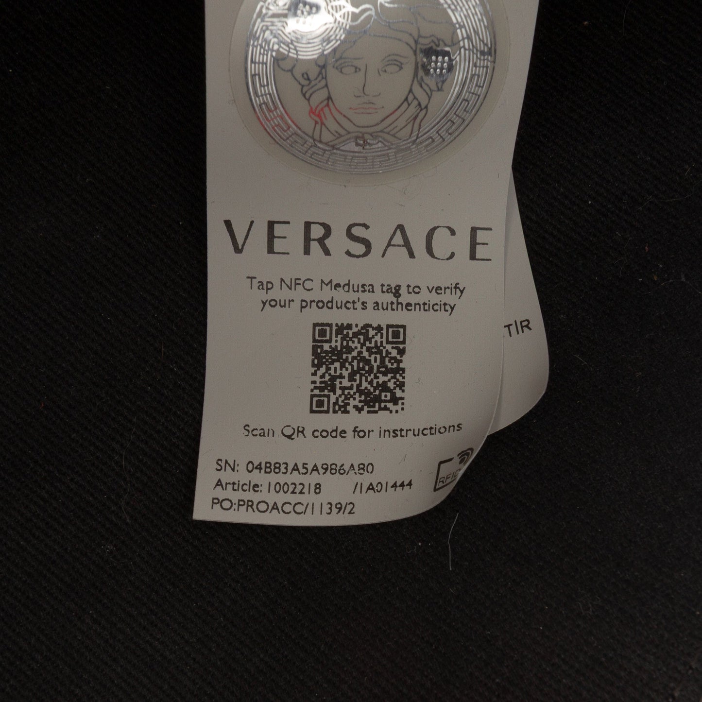 Versace Coated Canvas La Greca Tote