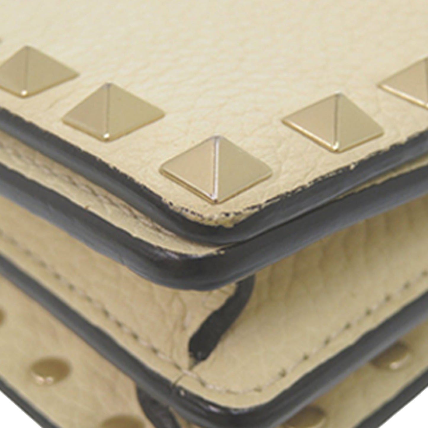 Valentino Leather Rockstud Chain Pouch