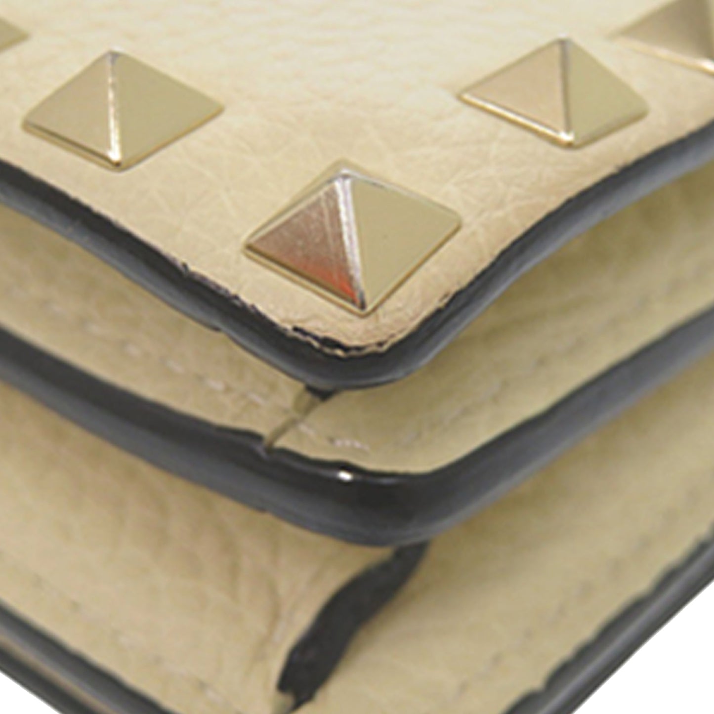 Valentino Leather Rockstud Chain Pouch