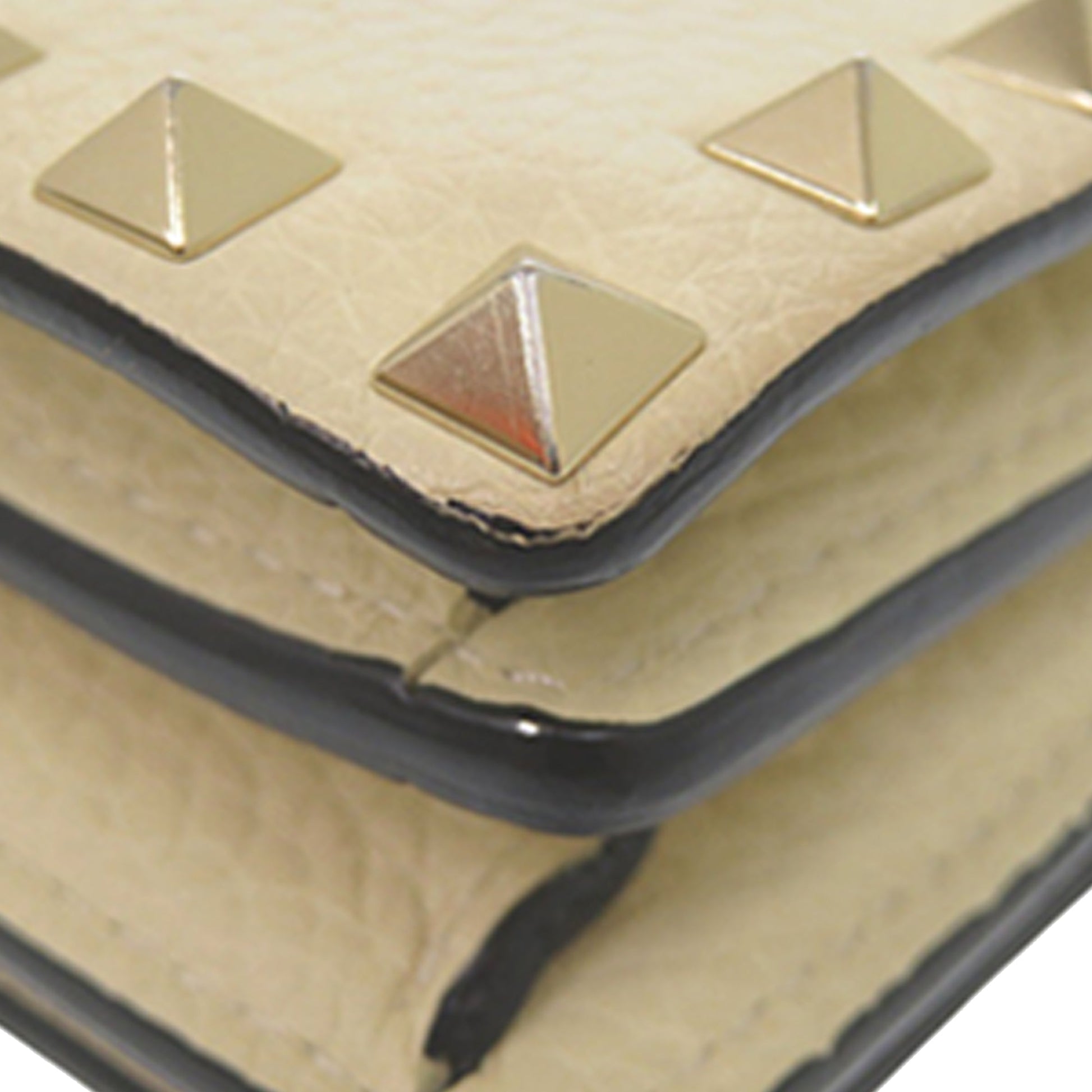 Valentino Leather Rockstud Chain Pouch