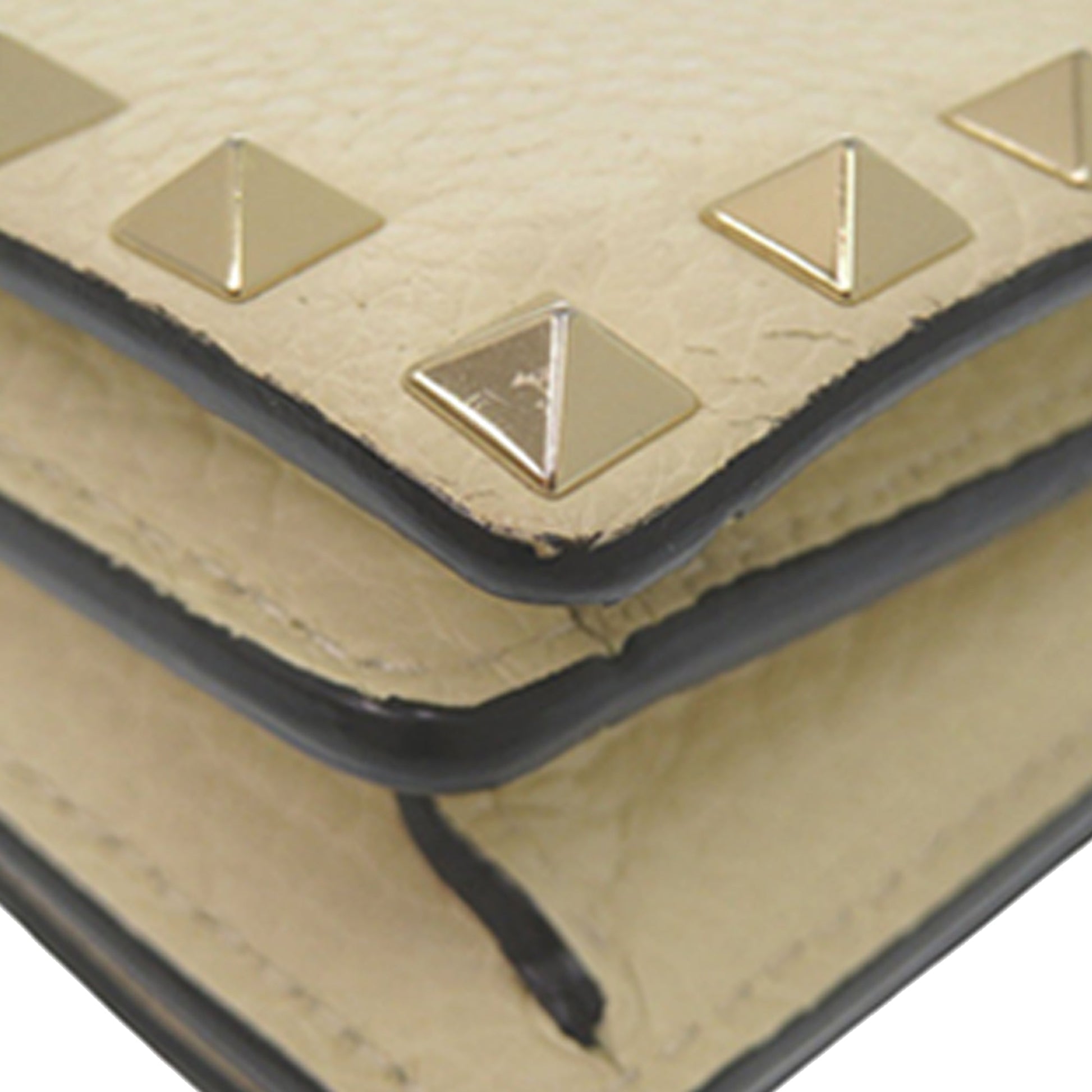 Valentino Leather Rockstud Chain Pouch