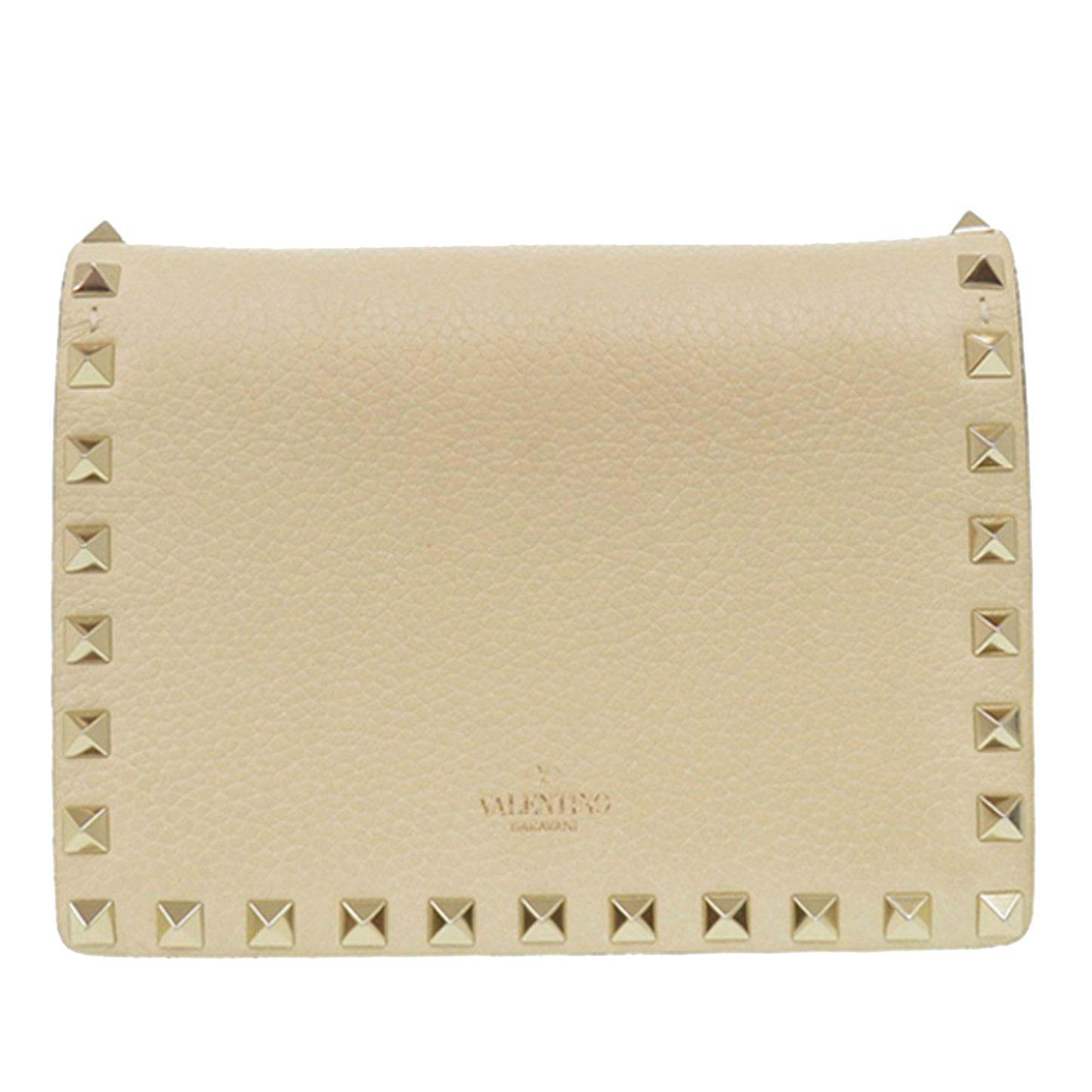 Valentino Leather Rockstud Chain Pouch