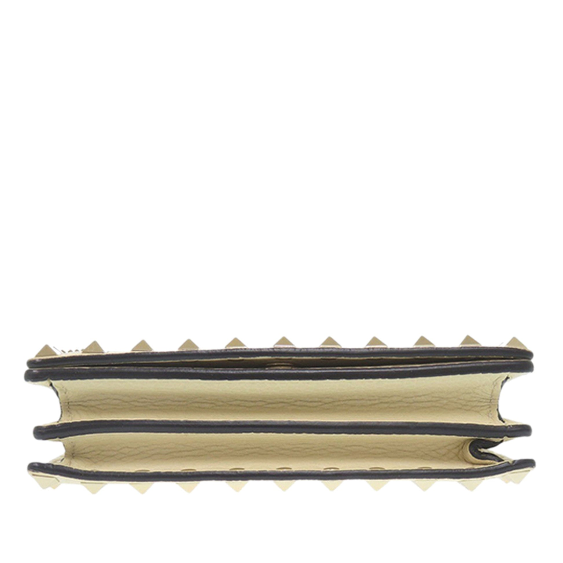 Valentino Leather Rockstud Chain Pouch