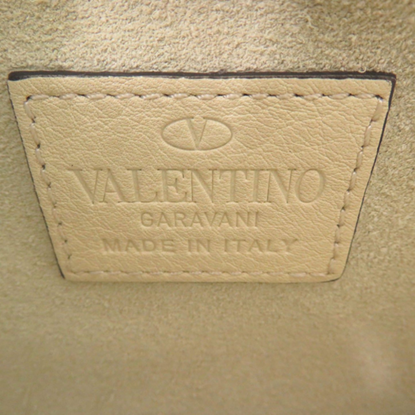 Valentino Leather Rockstud Chain Pouch
