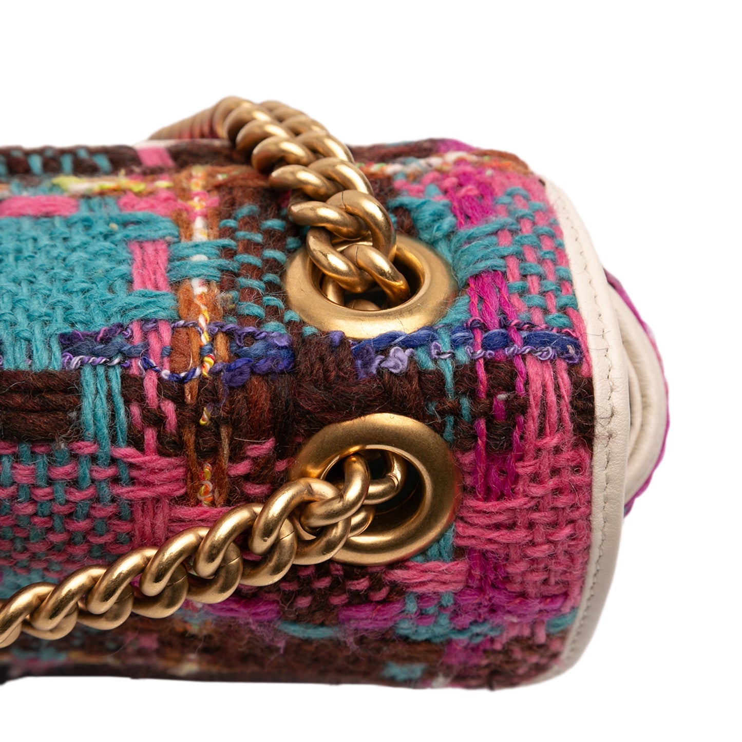 Medium GG Marmont Tweed Shoulder Bag