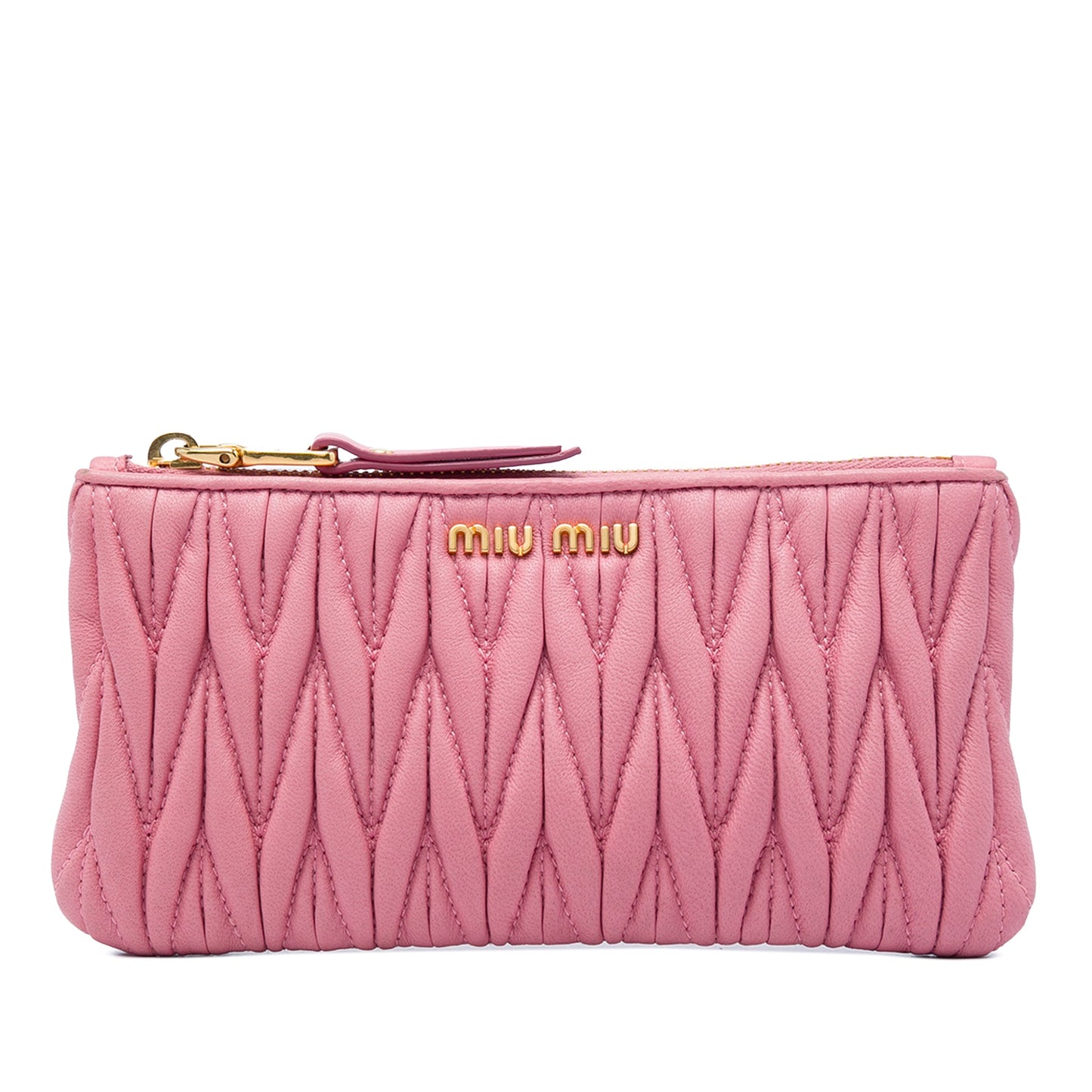 Miu Miu Matelasse Nappa Clutch