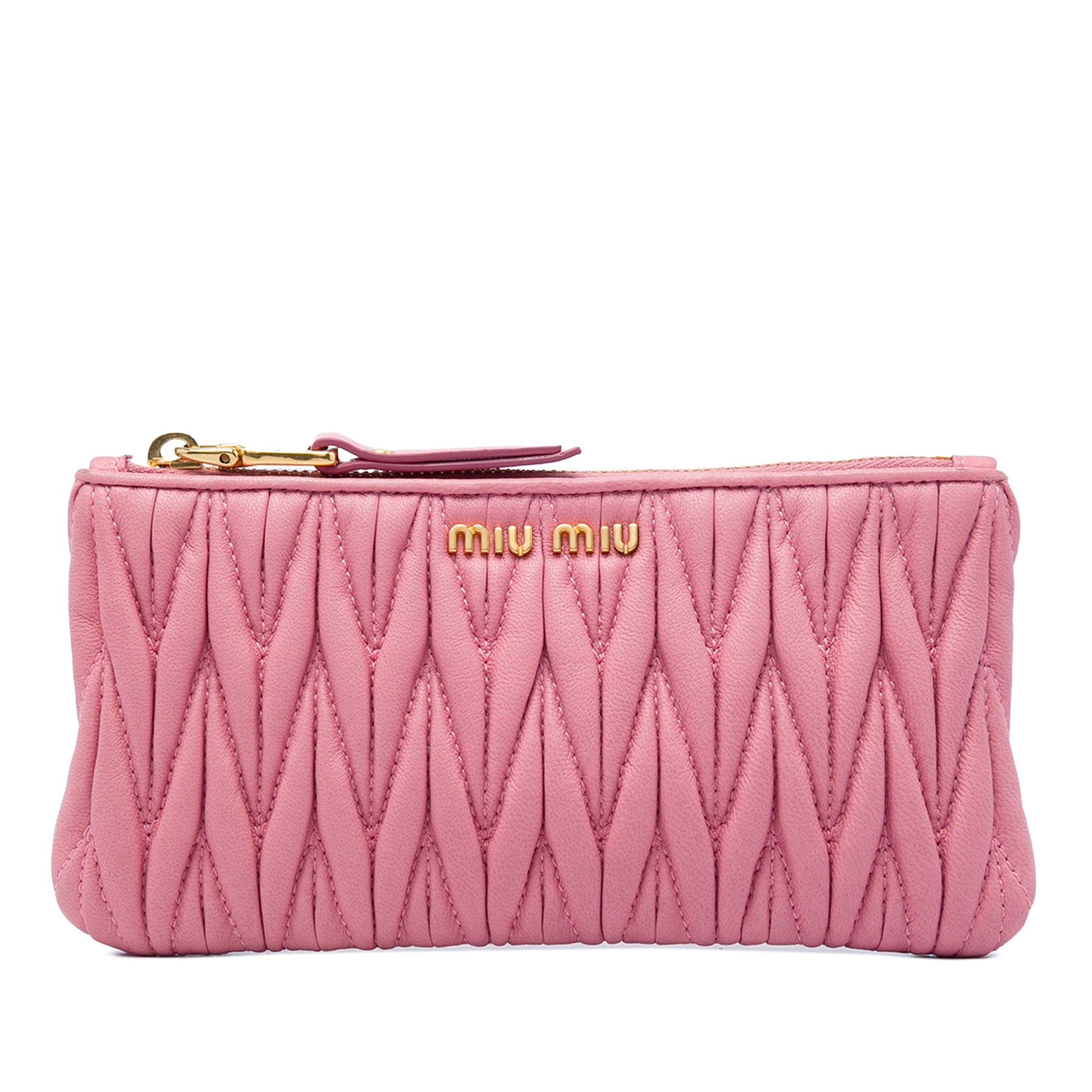 Miu Miu Matelasse Nappa Clutch