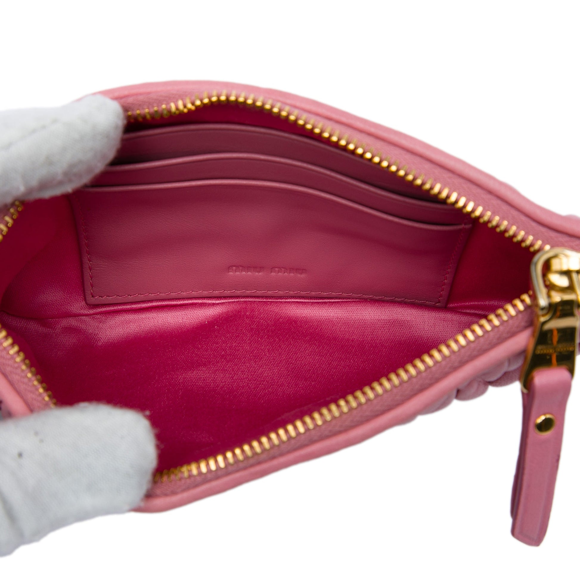 Miu Miu Matelasse Nappa Clutch