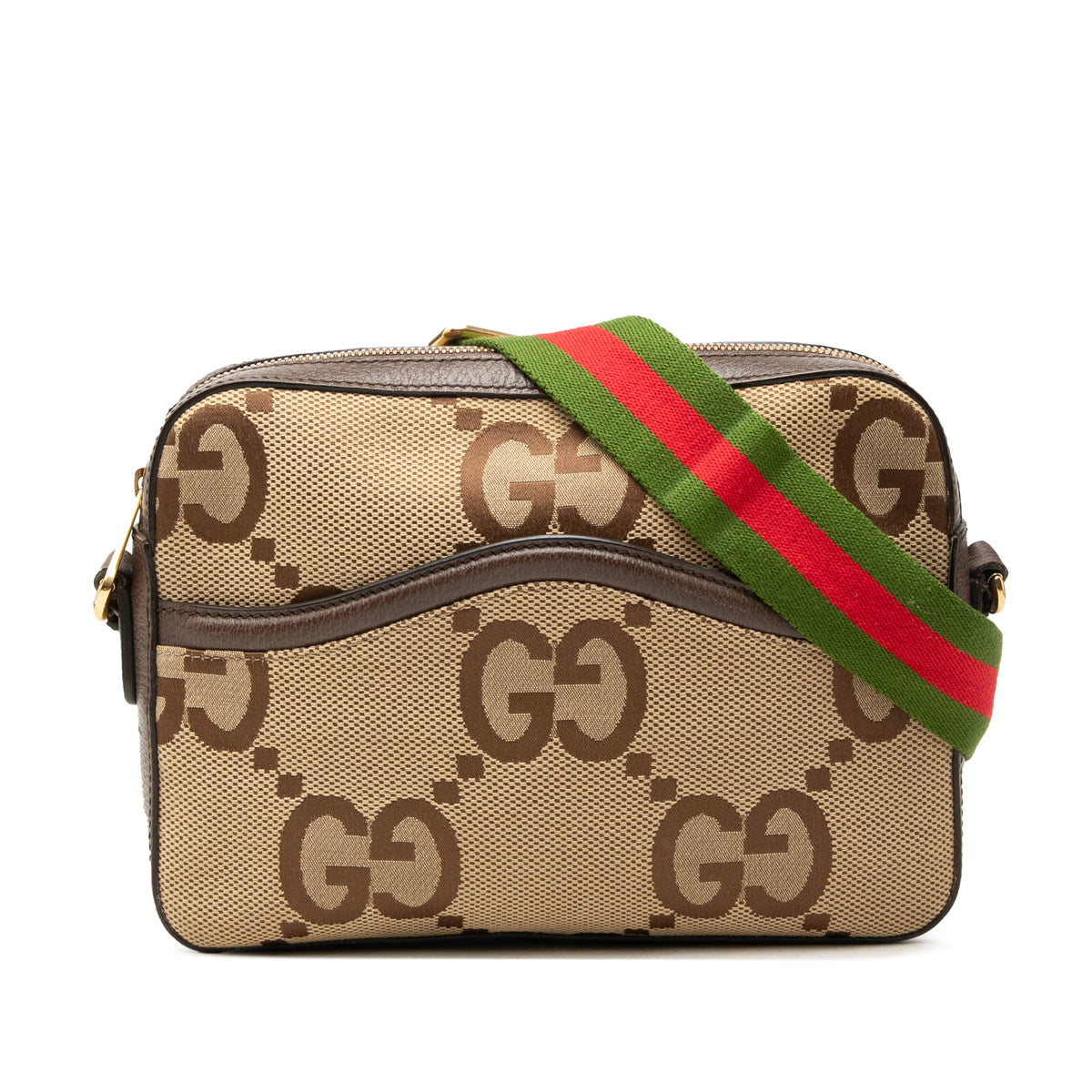 Gucci Jumbo GG Canvas Web Crossbody