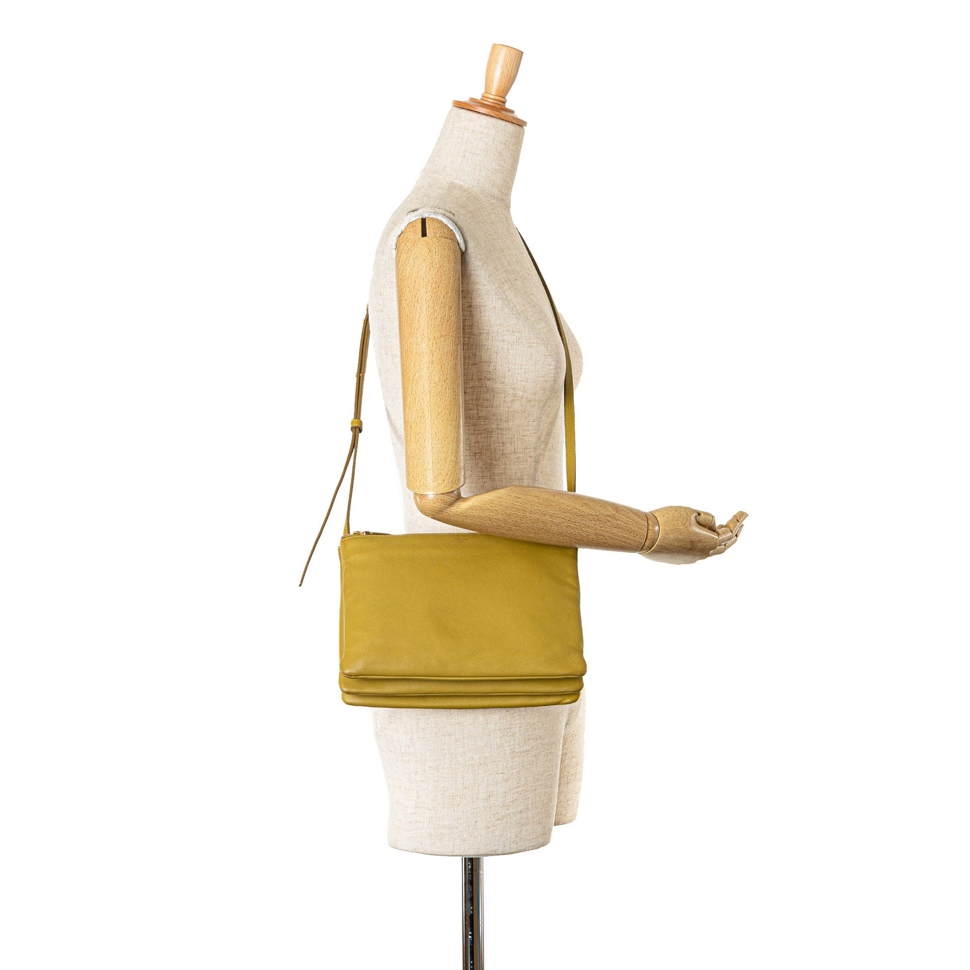 Celine Large Lambskin Trio Crossbody