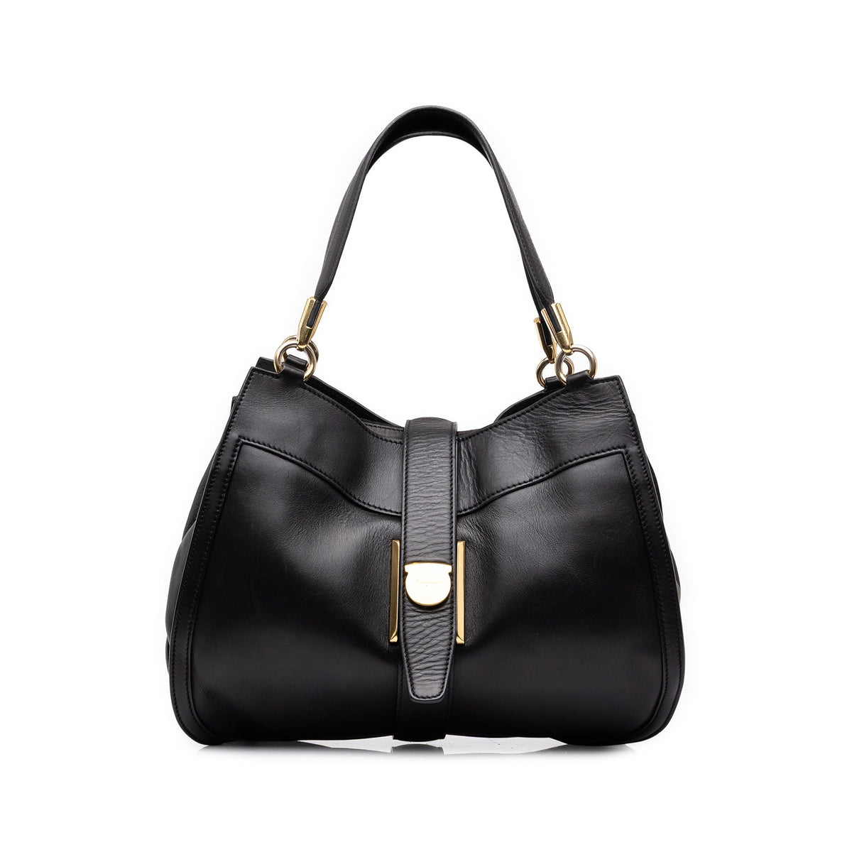 Ferragamo Leather Enny Hobo