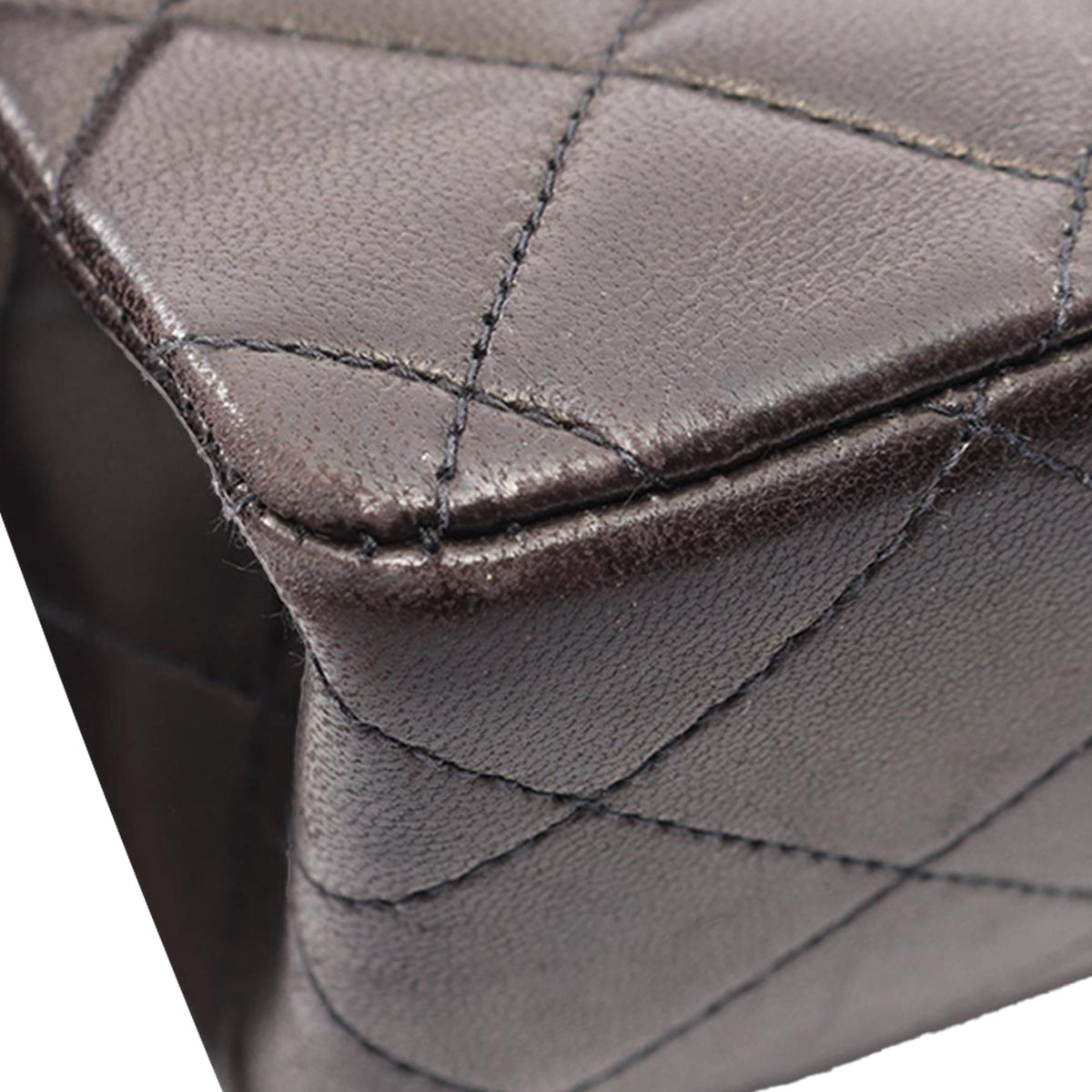 Chanel Medium Classic Lambskin Double Flap — Black