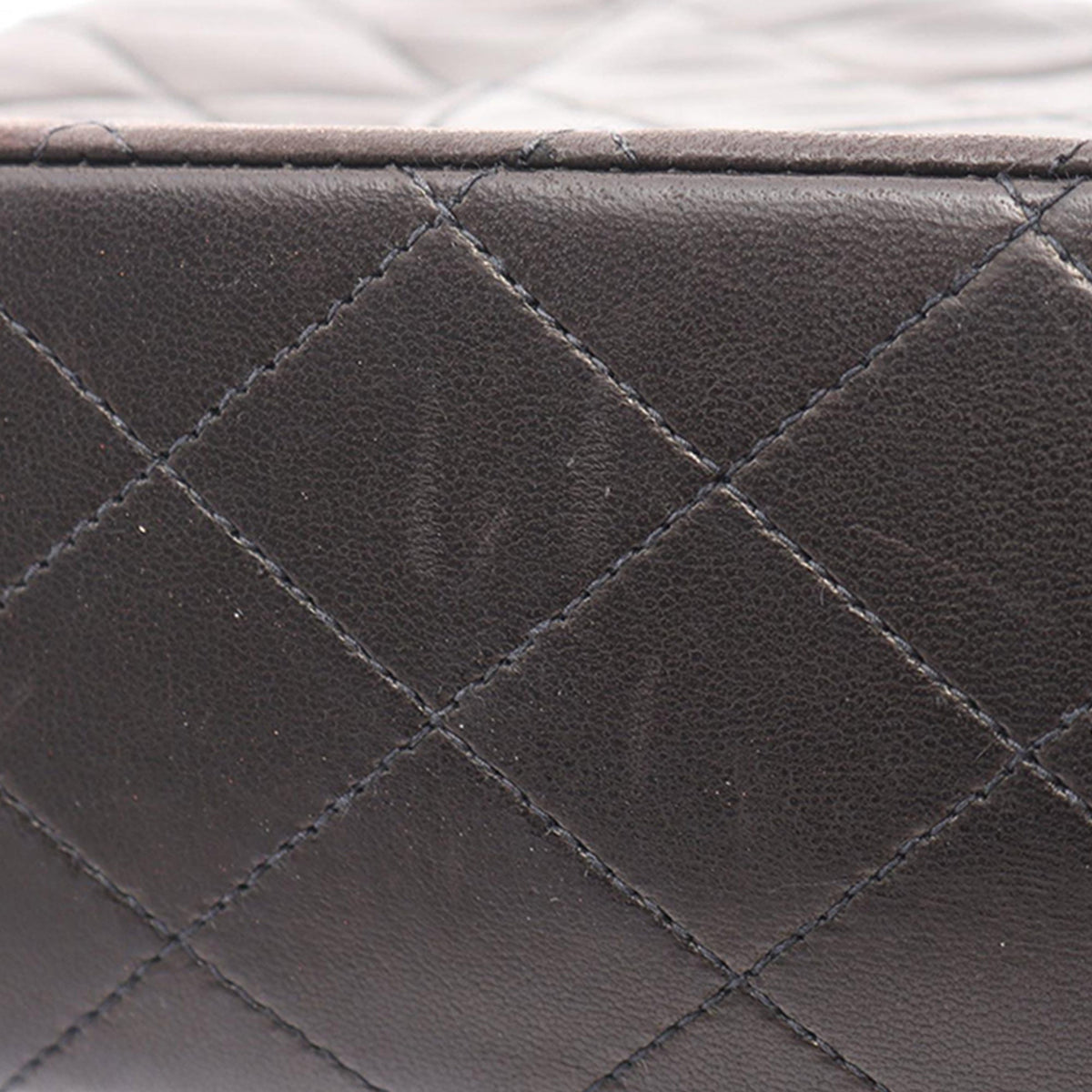 Chanel Medium Classic Lambskin Double Flap — Black